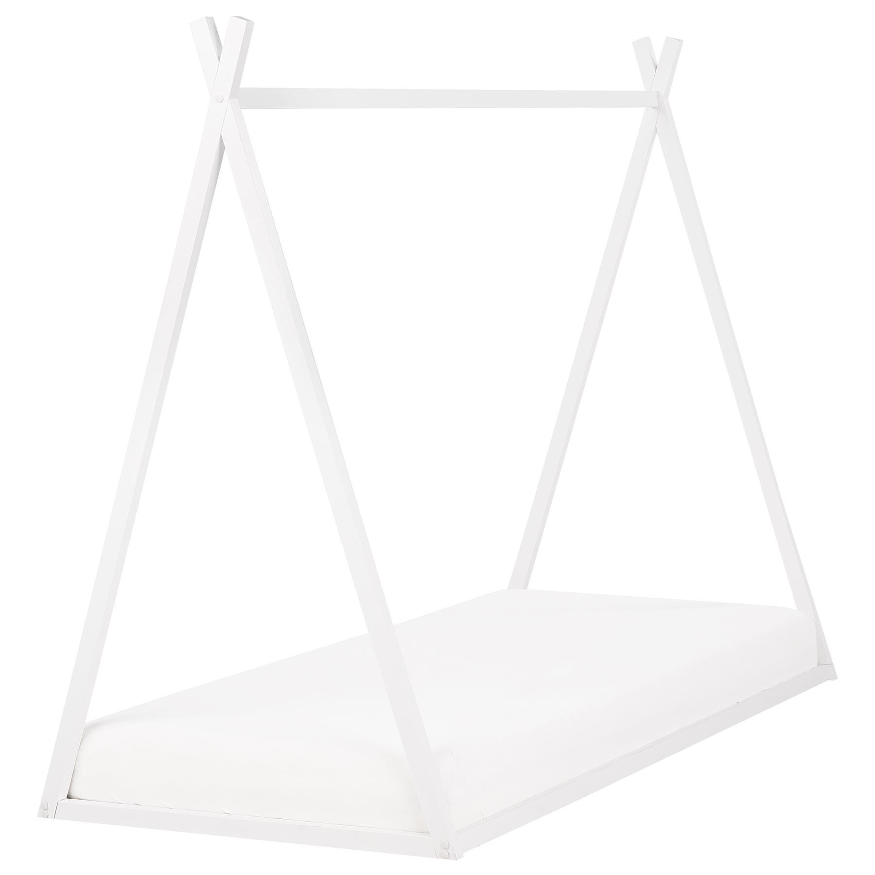 Beliani - SAURAT - Kinderbed - Wit - 90 x 200 cm - Dennenhout