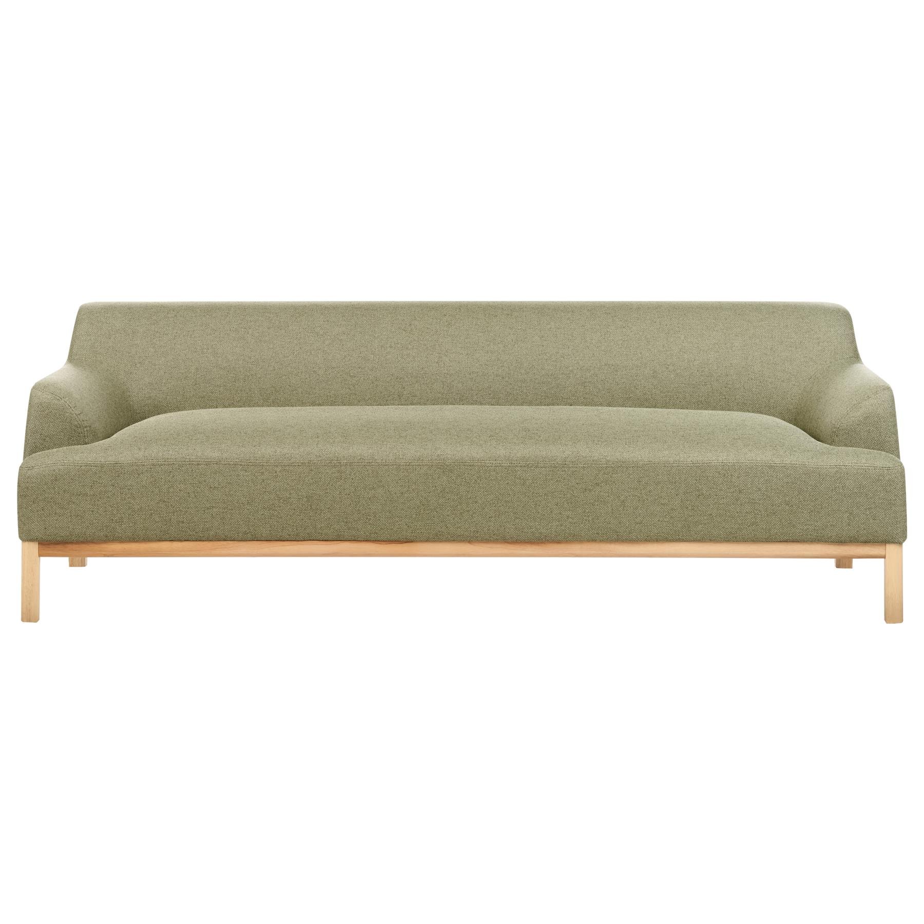 Beliani - SOSJO - Driezitsbank - Groen - Polyester