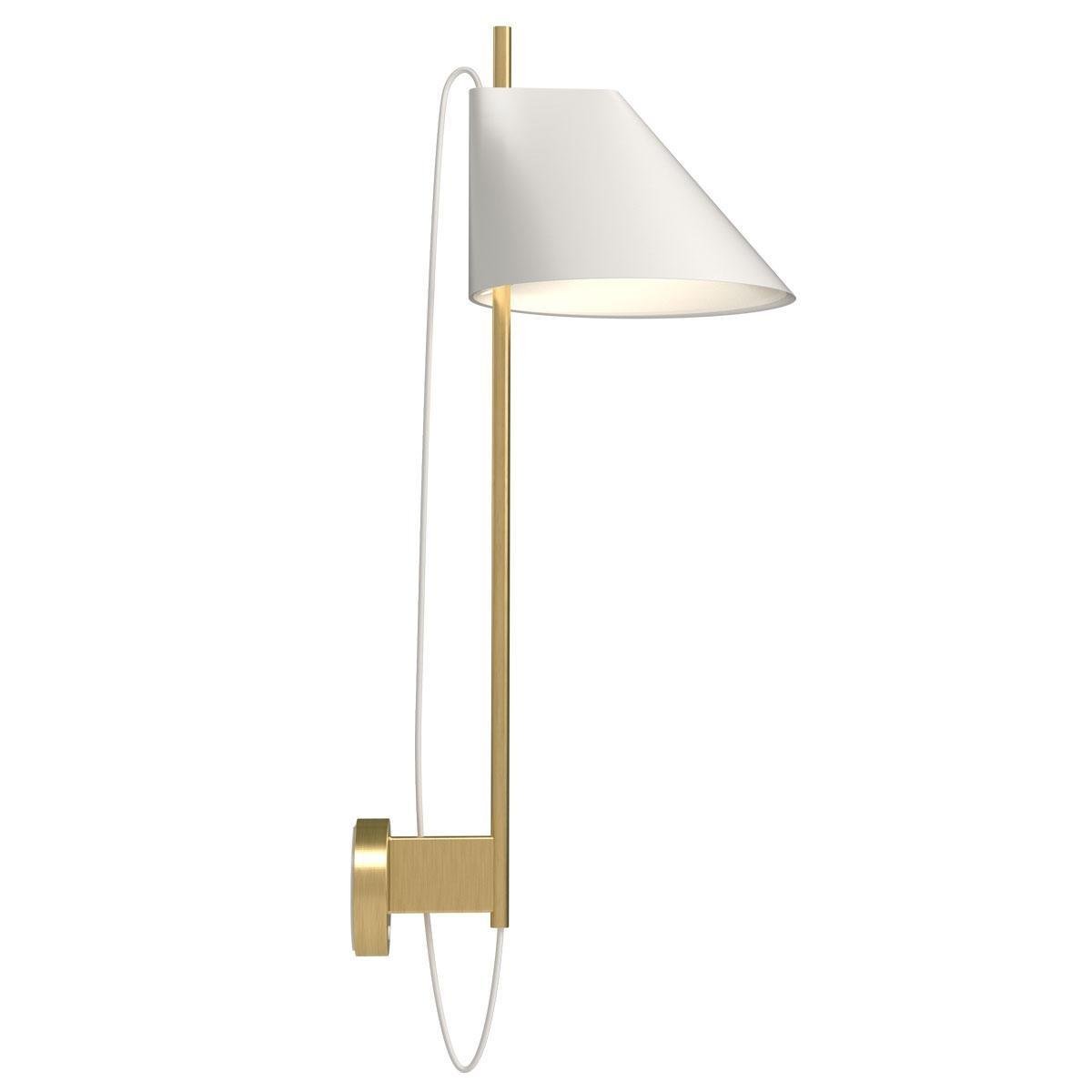 Louis Poulsen Yuh wandlamp LED messing wit