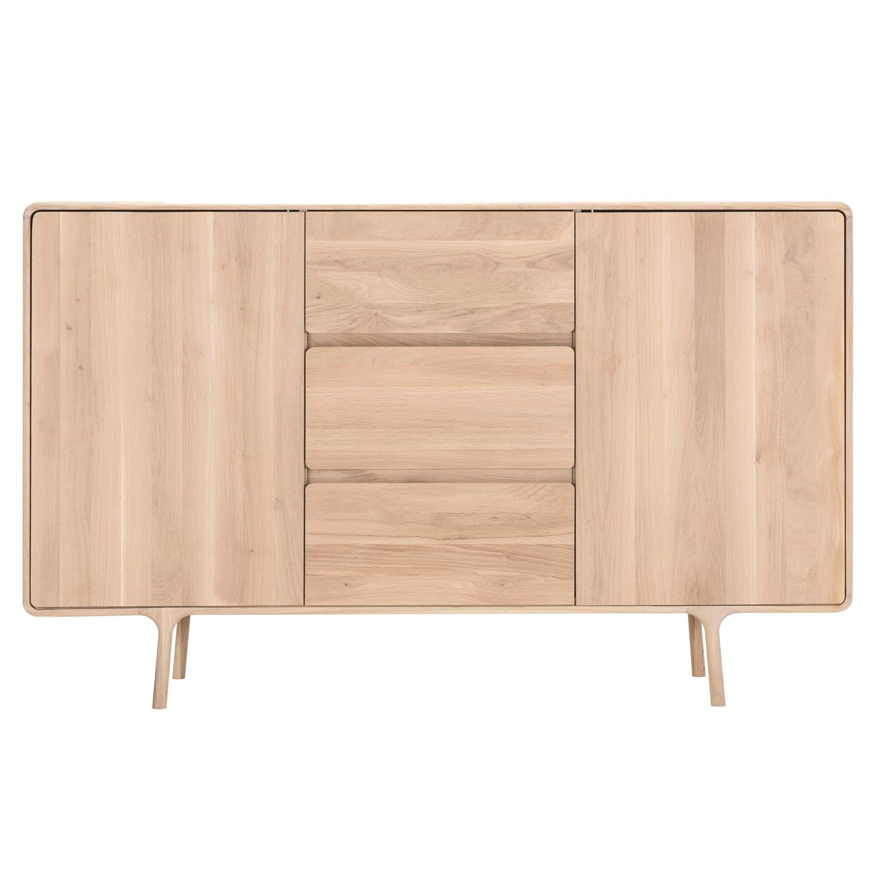 Gazzda Fawn Dressoir tv-meubel 180x45x110 whitewash