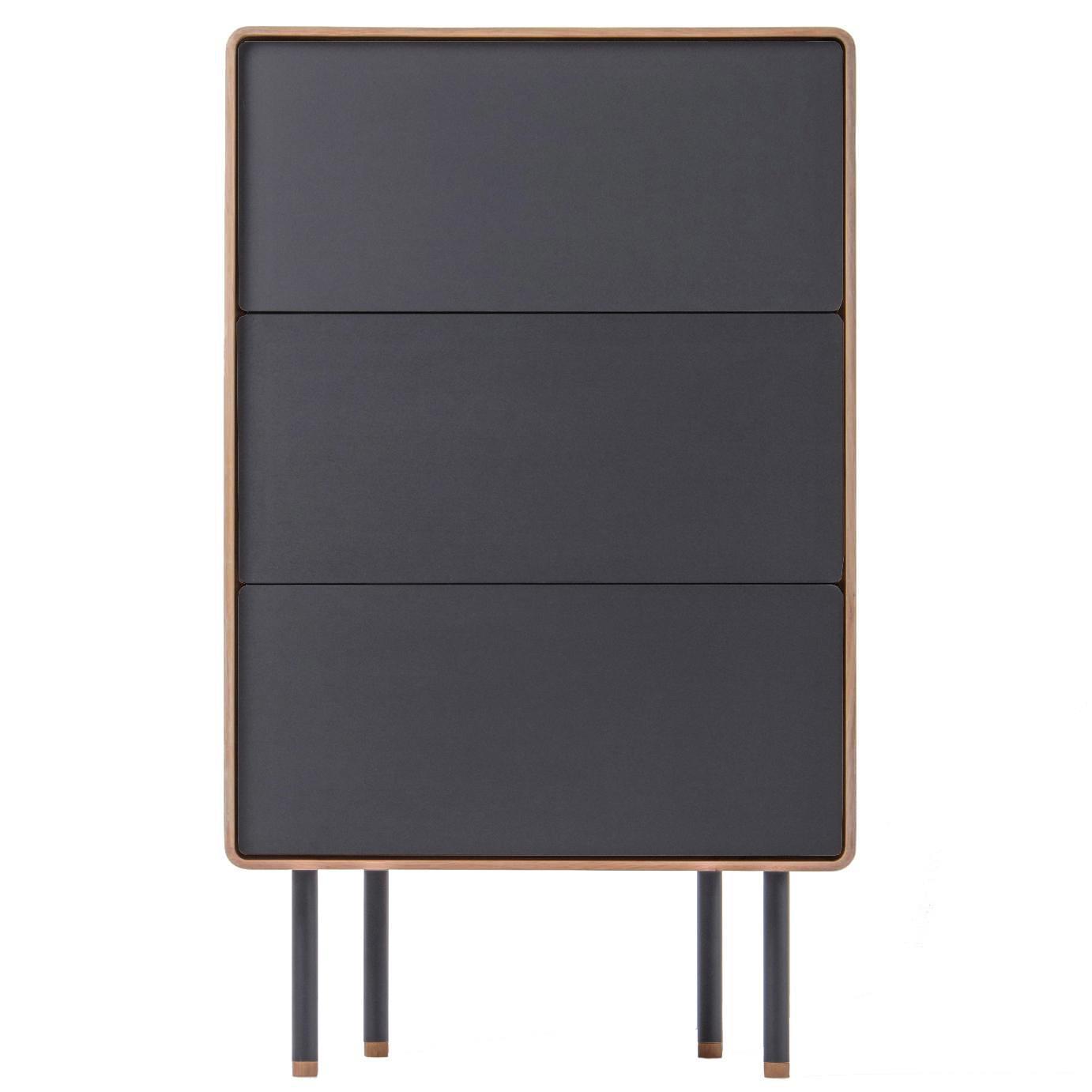 Gazzda Fina ladekast 60x45 natural|zwart