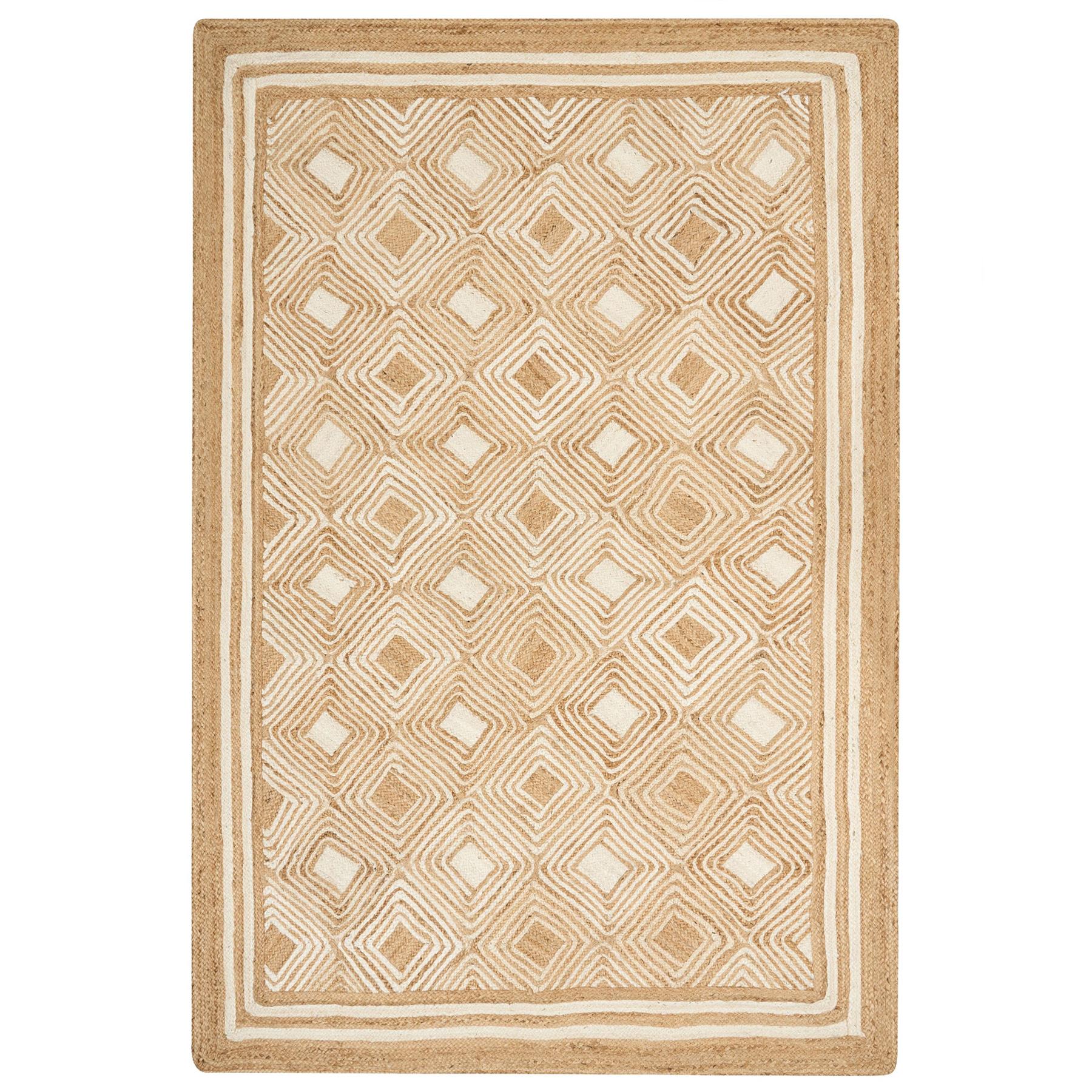 Beliani - MENGEN - Vloerkleed - Beige - 200 x 300 cm - Jute