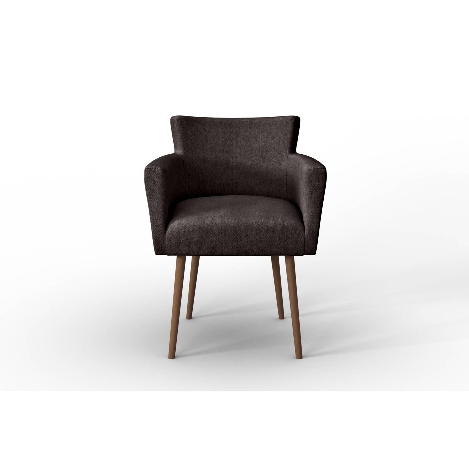 NADUVI Collection Set van 4 eetkamerstoelen Billie linnen