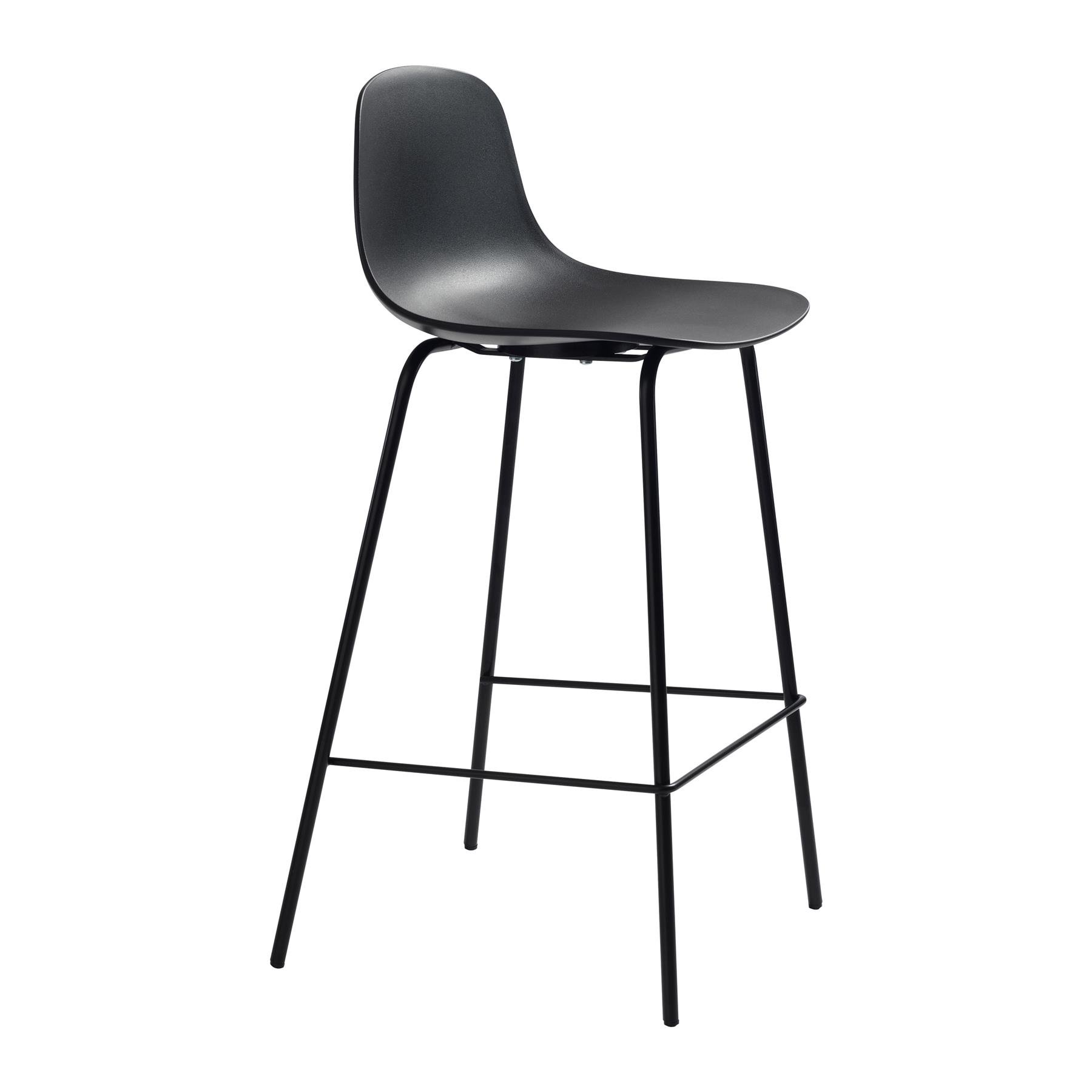 by fonQ Keen Barkruk H 67,5 cm - Zwart