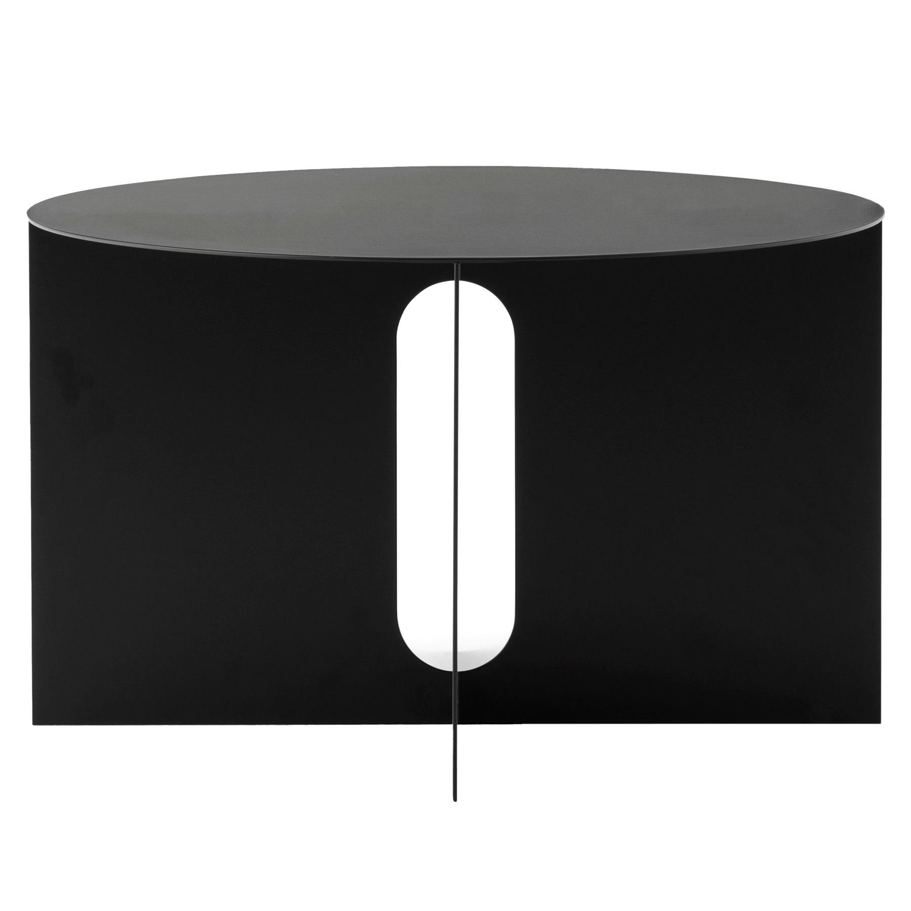 Audo Copenhagen Androgyne bijzettafel Ø63 zwart staal