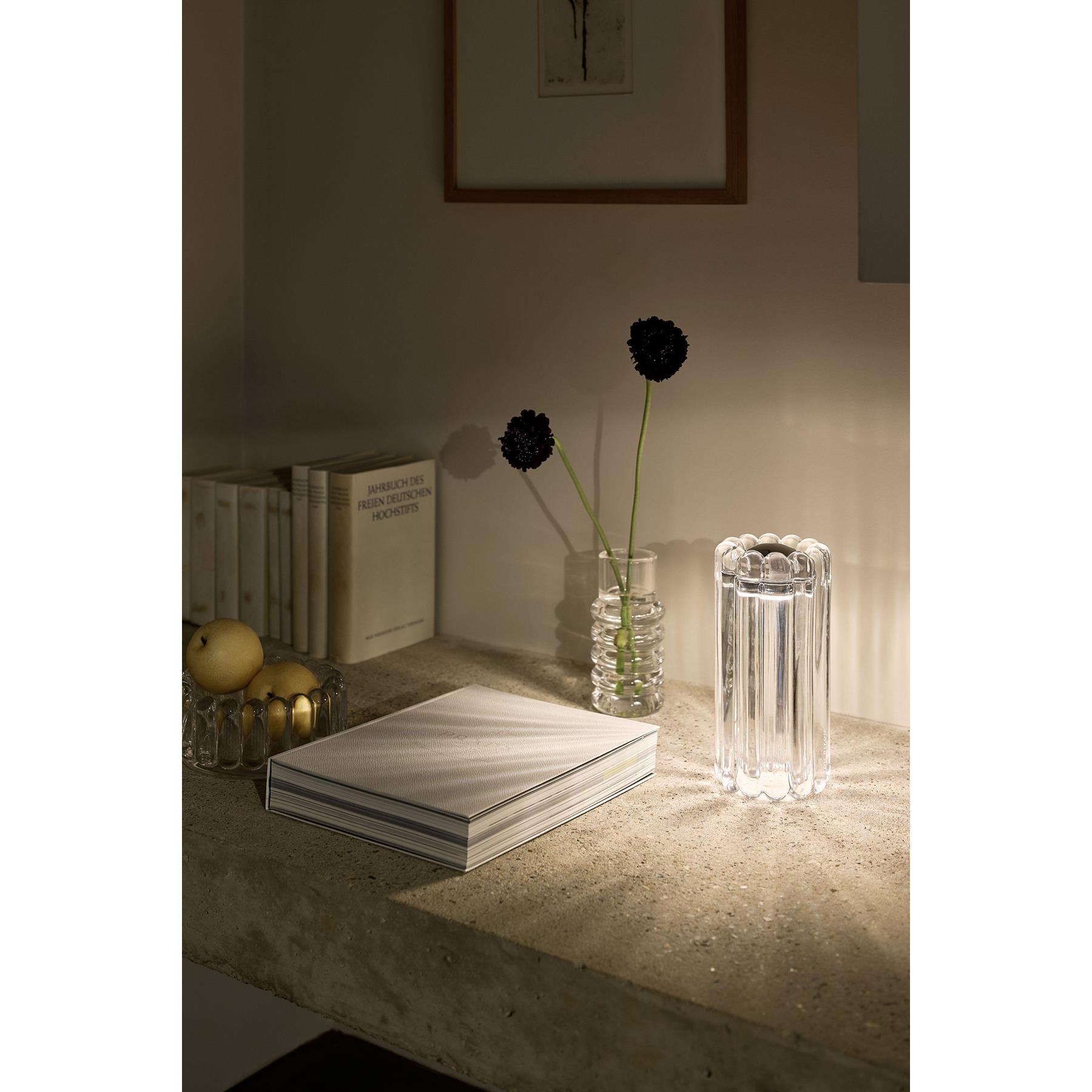 Tom Dixon Press Stem vaas transparant