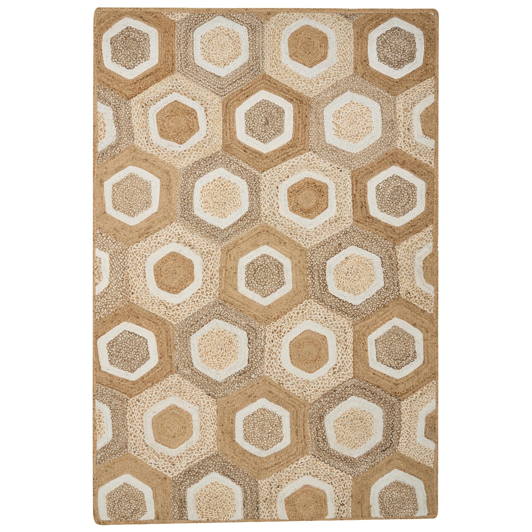 Beliani - BASOREN - Laagpolig vloerkleed - Beige - 200 x 300 cm - Jute