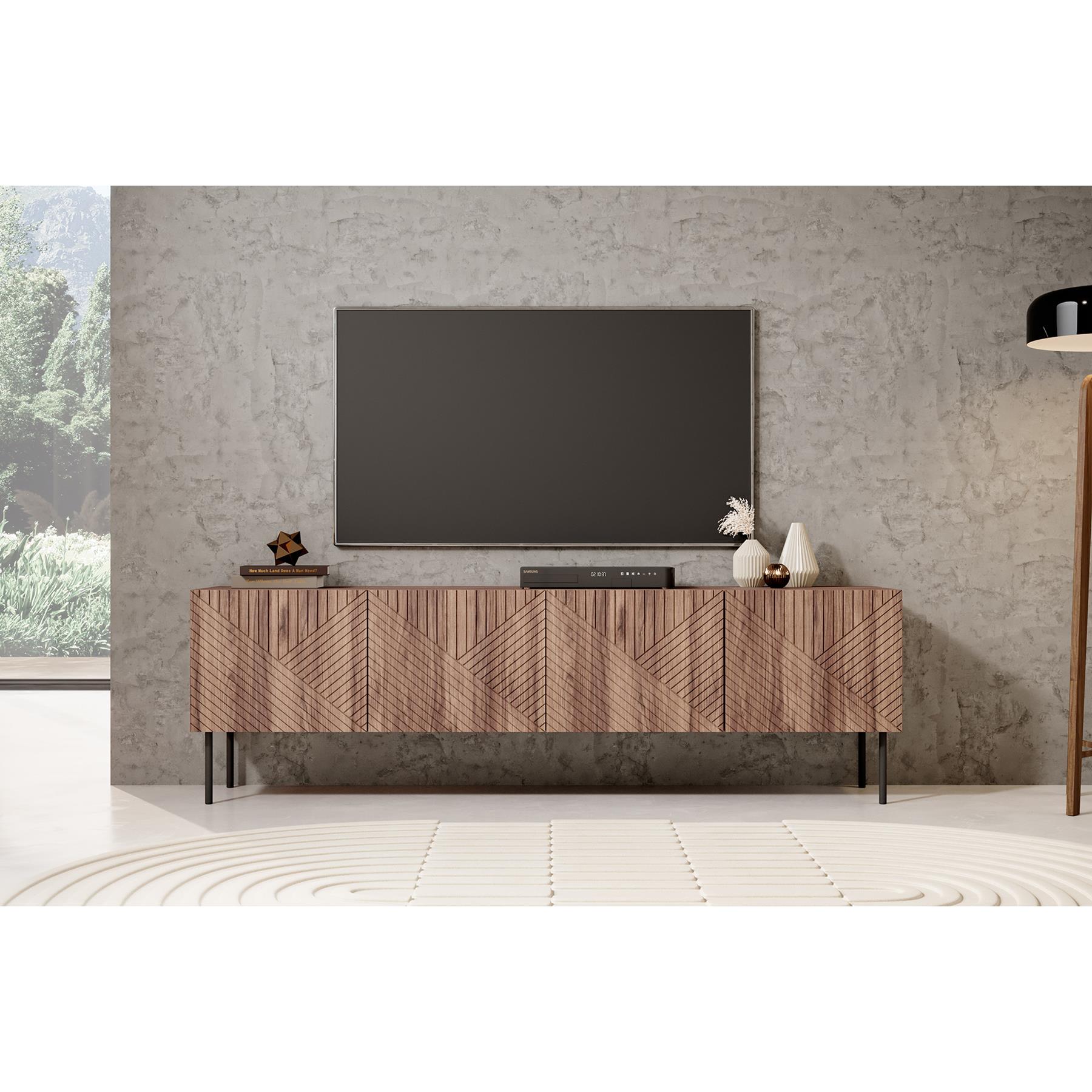 Meubella TV-Meubel Adelaide - Eiken - 190 cm