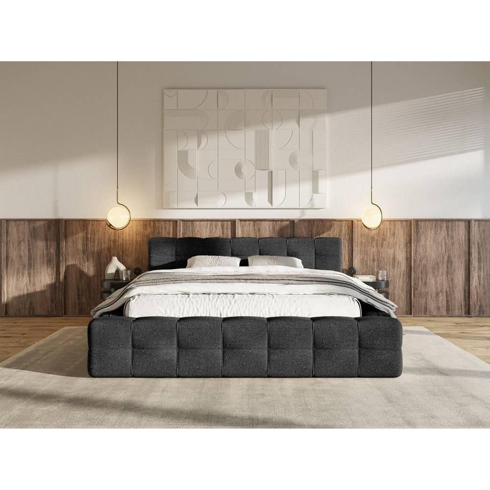 Selsey Design Tilly bedframe chenille met opbergvak 140 x 200 cm