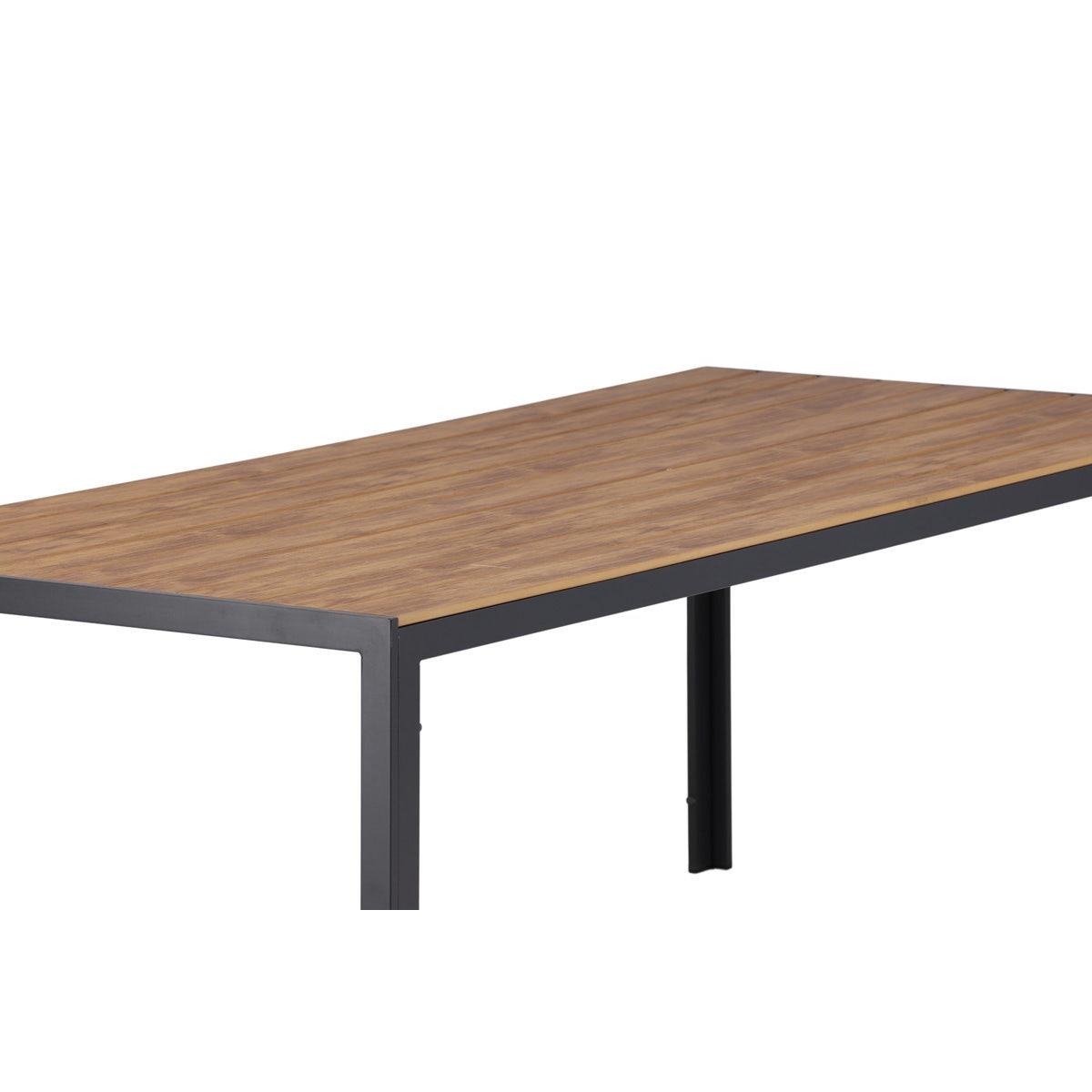 Nest outdoor Aaron tuintafel polywood bruin - 205 x 90 cm