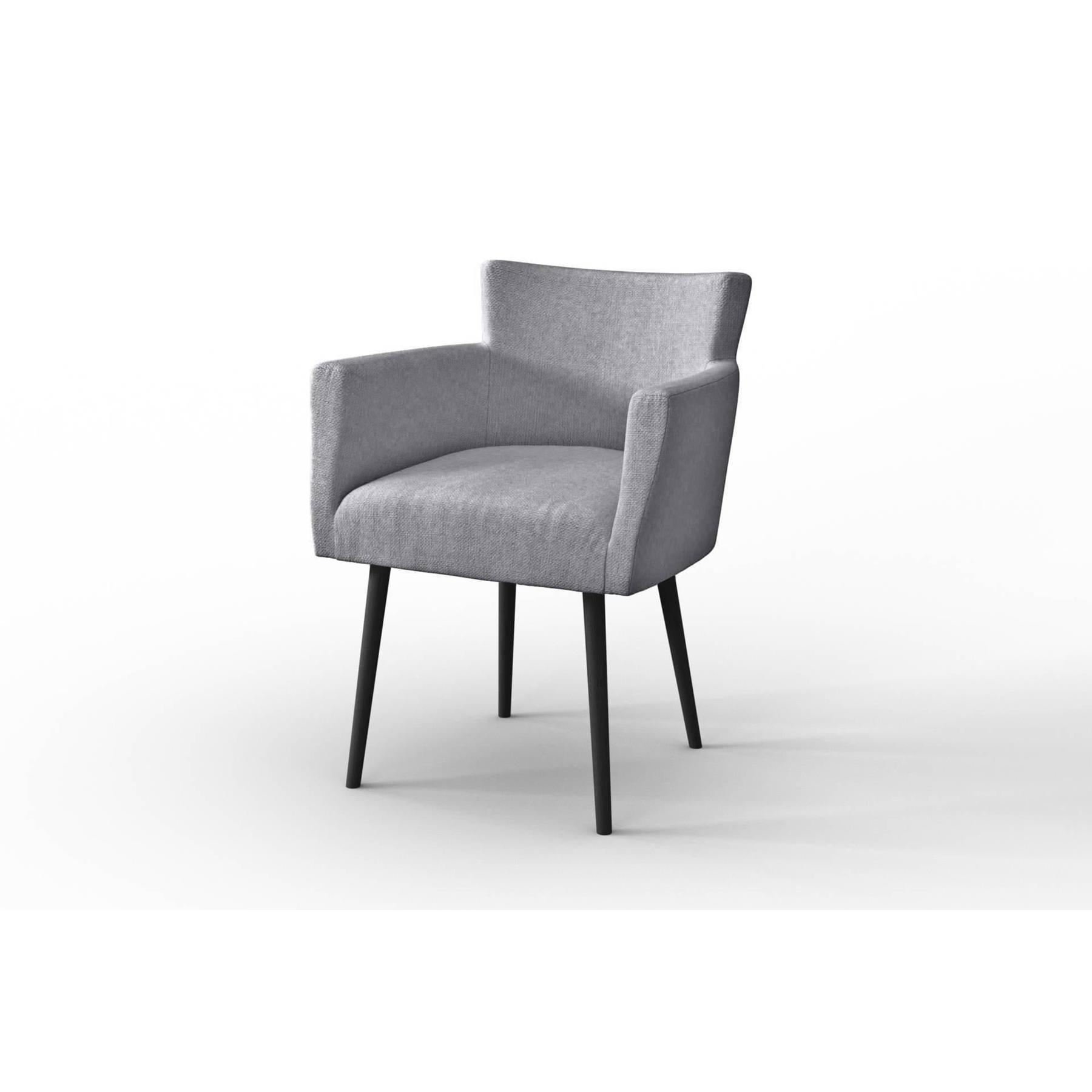 NADUVI Collection Set van 4 eetkamerstoelen Billie linnen