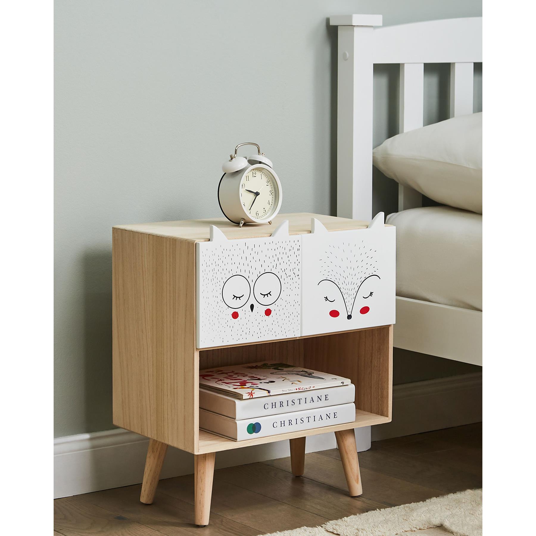 Beliani - RUPERT - Nachtkastje - Licht hout - MDF