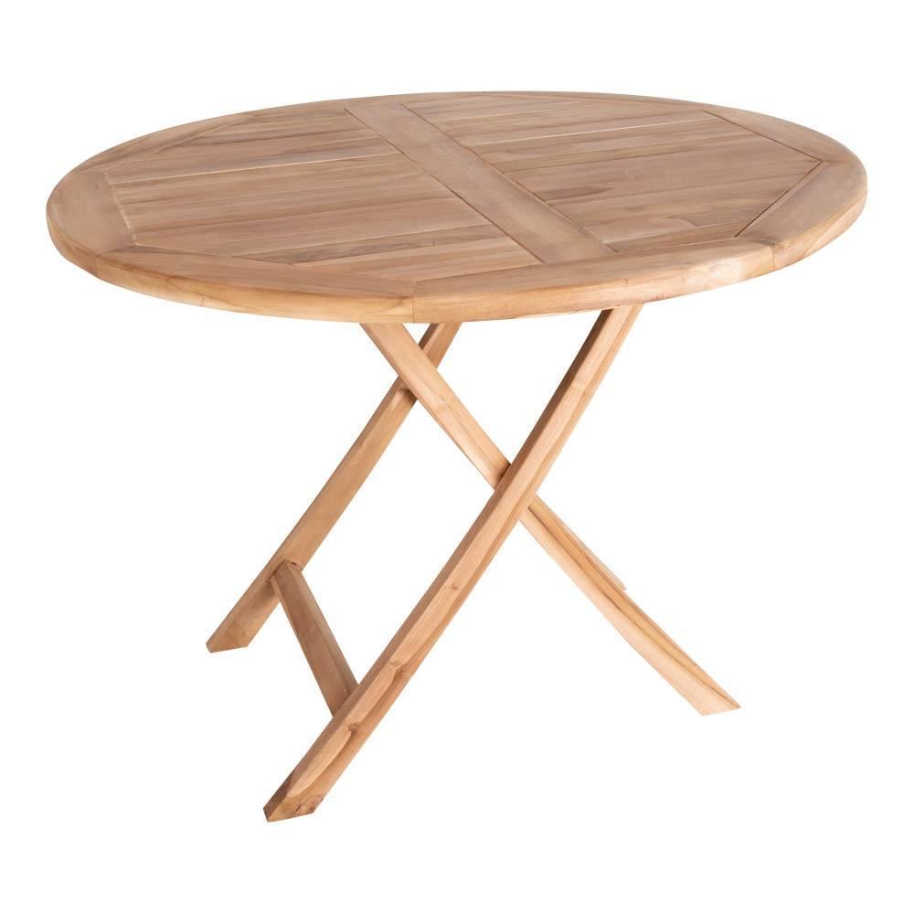 House Nordic Oviedo Ronde Eettafel Teakhout
