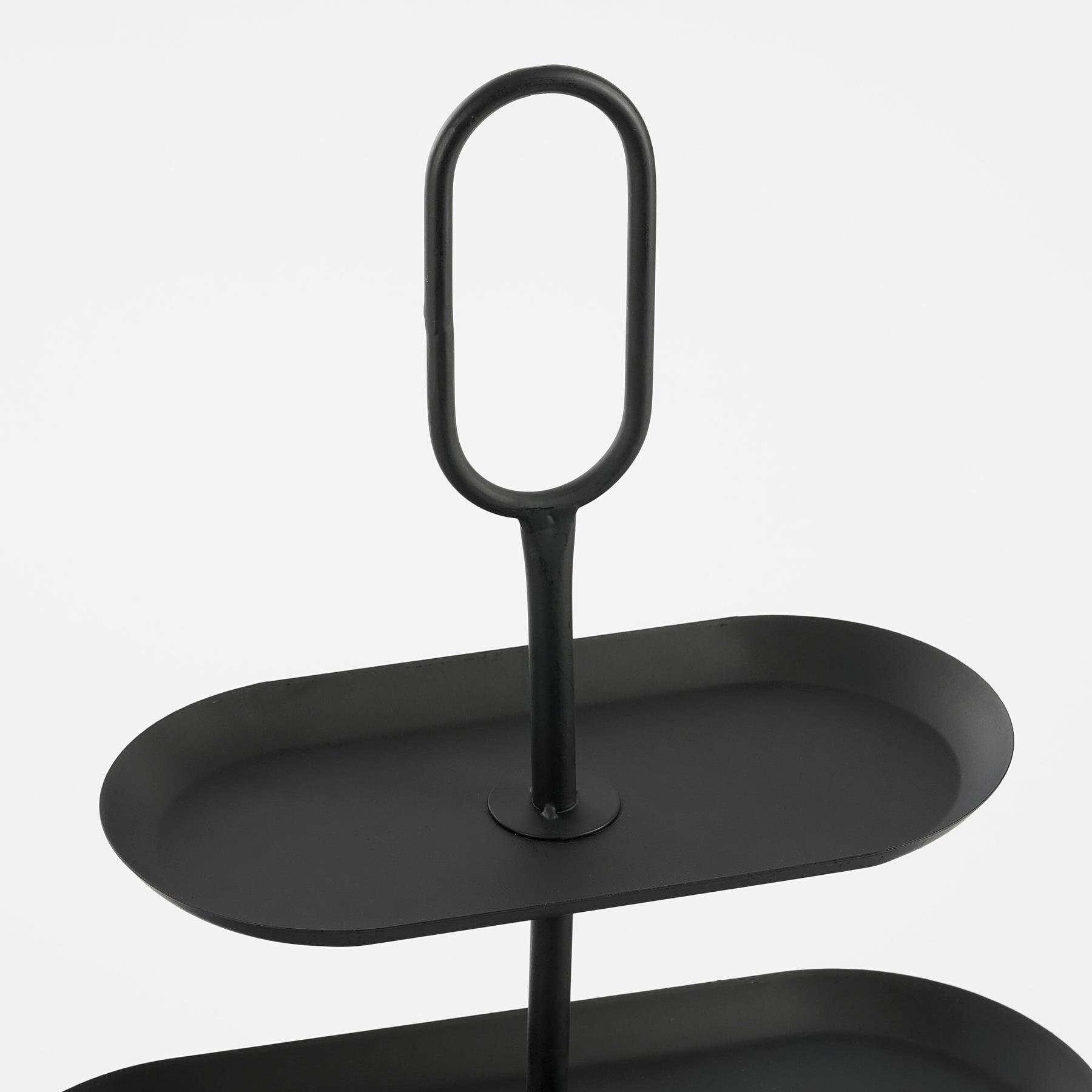 Mica Decorations Rama Etagere 3 Laags - L48 x B20 x H55 cm - Zwart