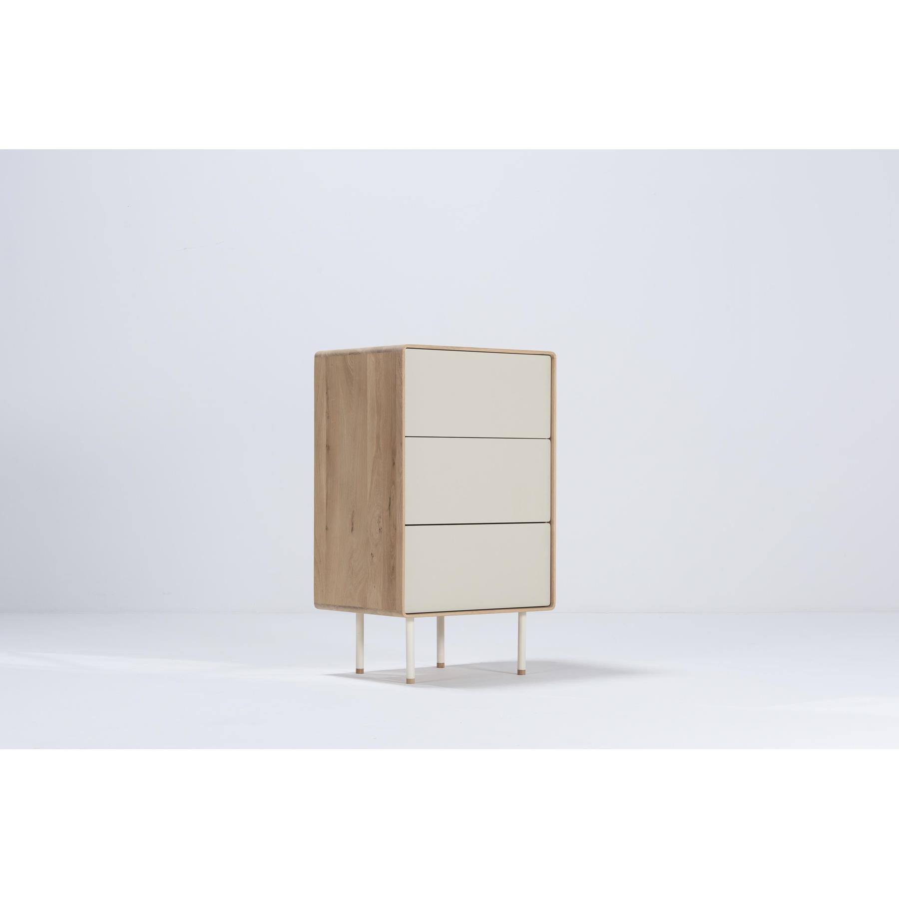 Gazzda Fina ladekast 60x45 natural|zwart