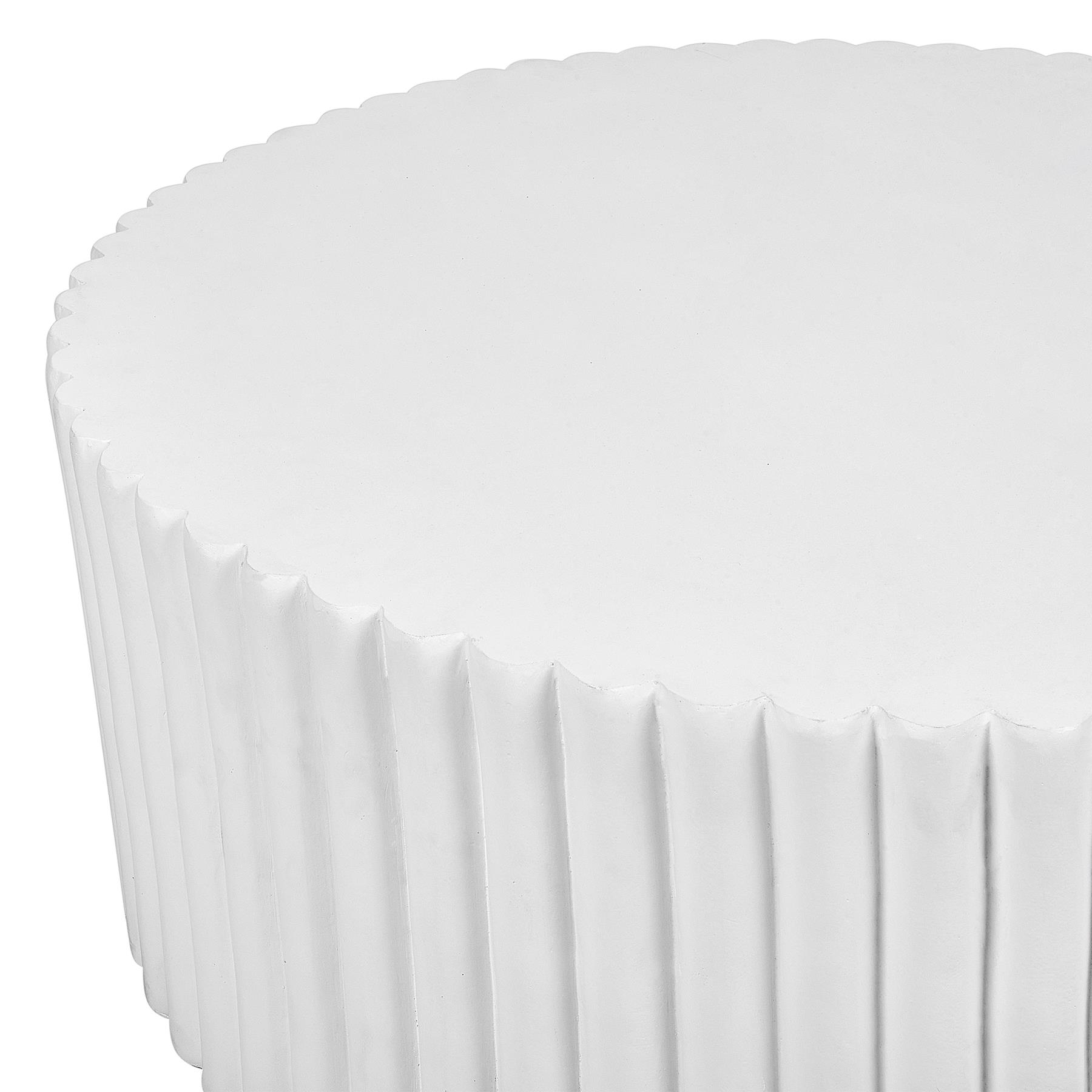 Beliani - POZZA - Salontafel - Wit - Lichtbeton