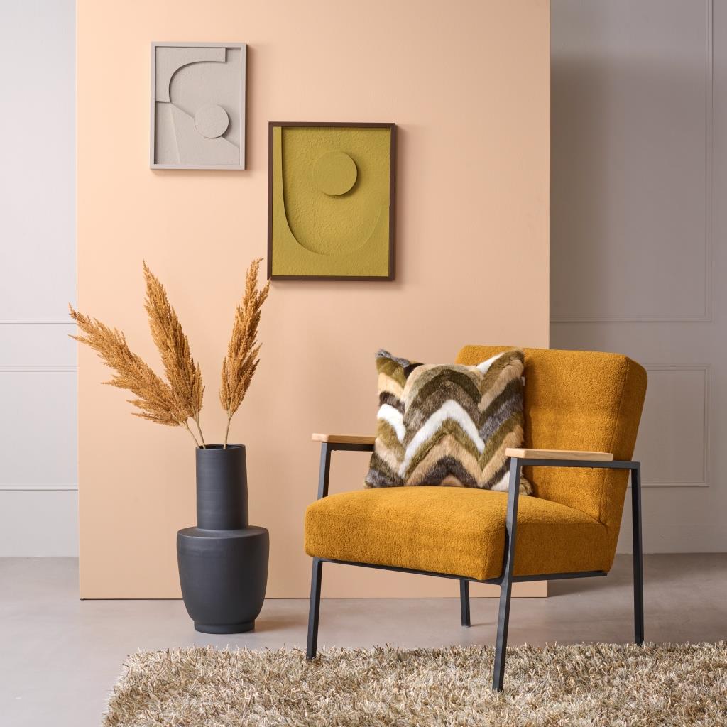 HD Collection Wanddeco D Abstract - Geel|Groen - Papier