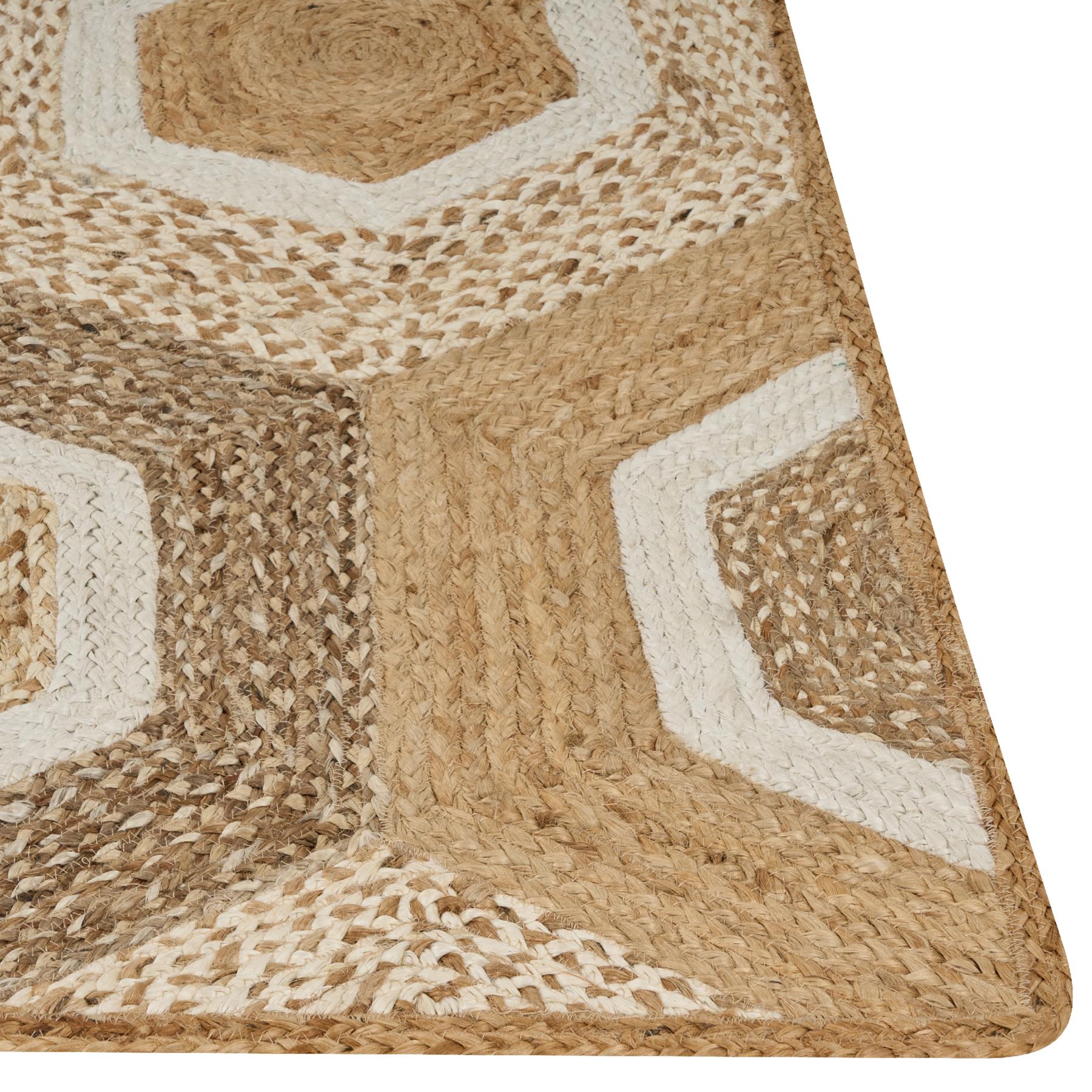 Beliani - BASOREN - Laagpolig vloerkleed - Beige - 200 x 300 cm - Jute