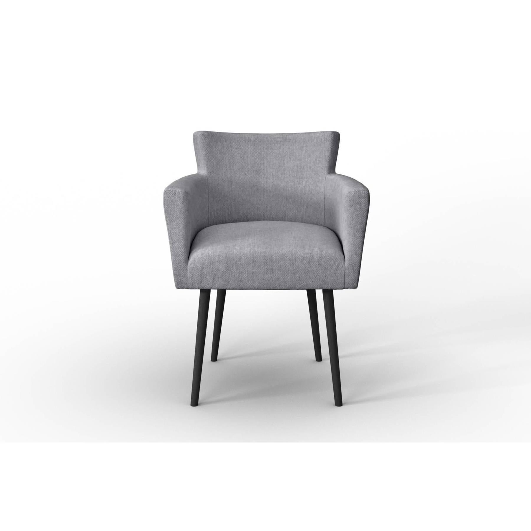 NADUVI Collection Set van 4 eetkamerstoelen Billie linnen