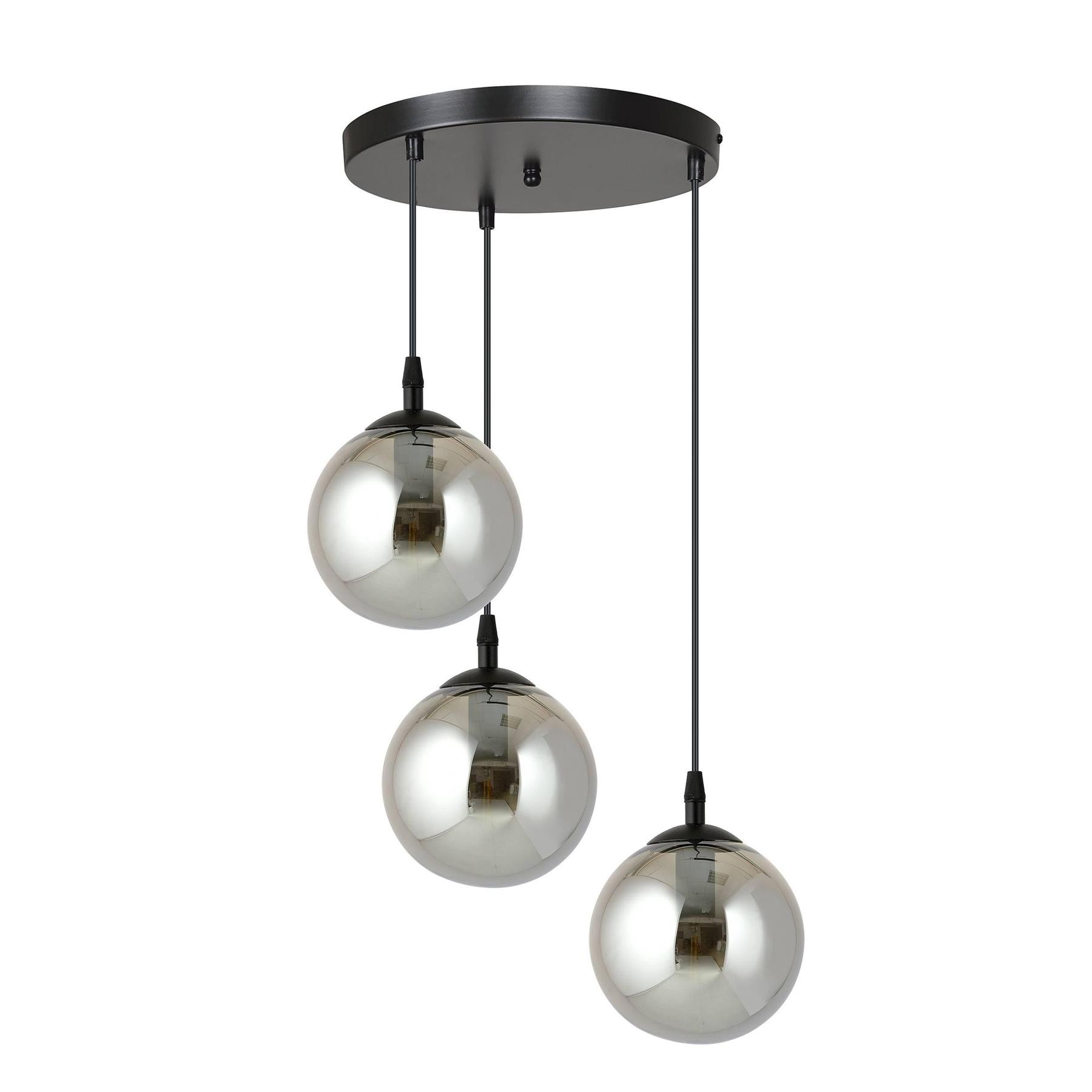 Cozyhouse 3-lichts hanglamp Wanda rond
