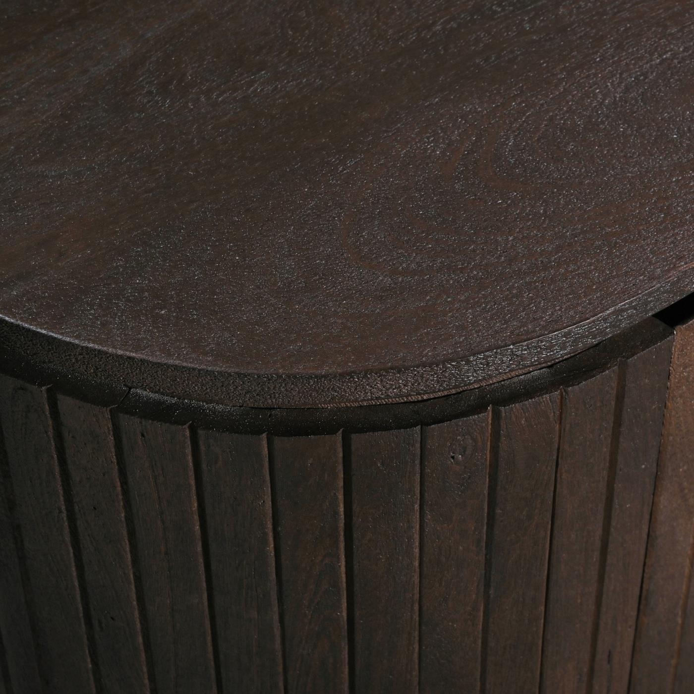Giga Meubel - Tv Meubel Donkerbruin Mangohout - 200x45x57cm - Tora