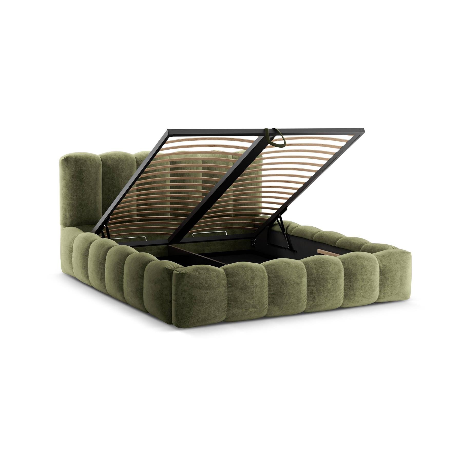 Micadoni Bedframe met opbergvak Lupine 140 x 200 cm