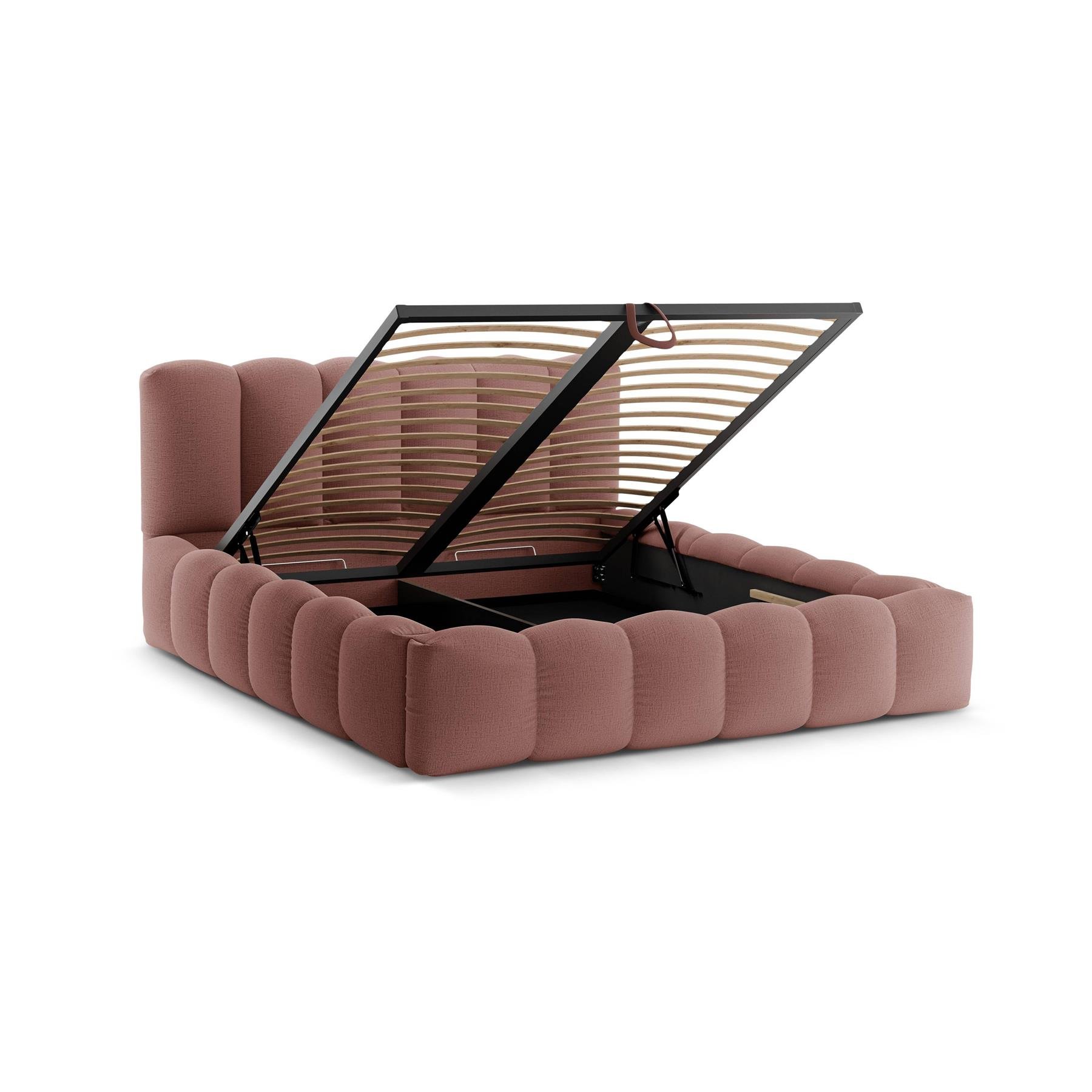 Micadoni Bedframe met opbergvak Lupine 140 x 200 cm