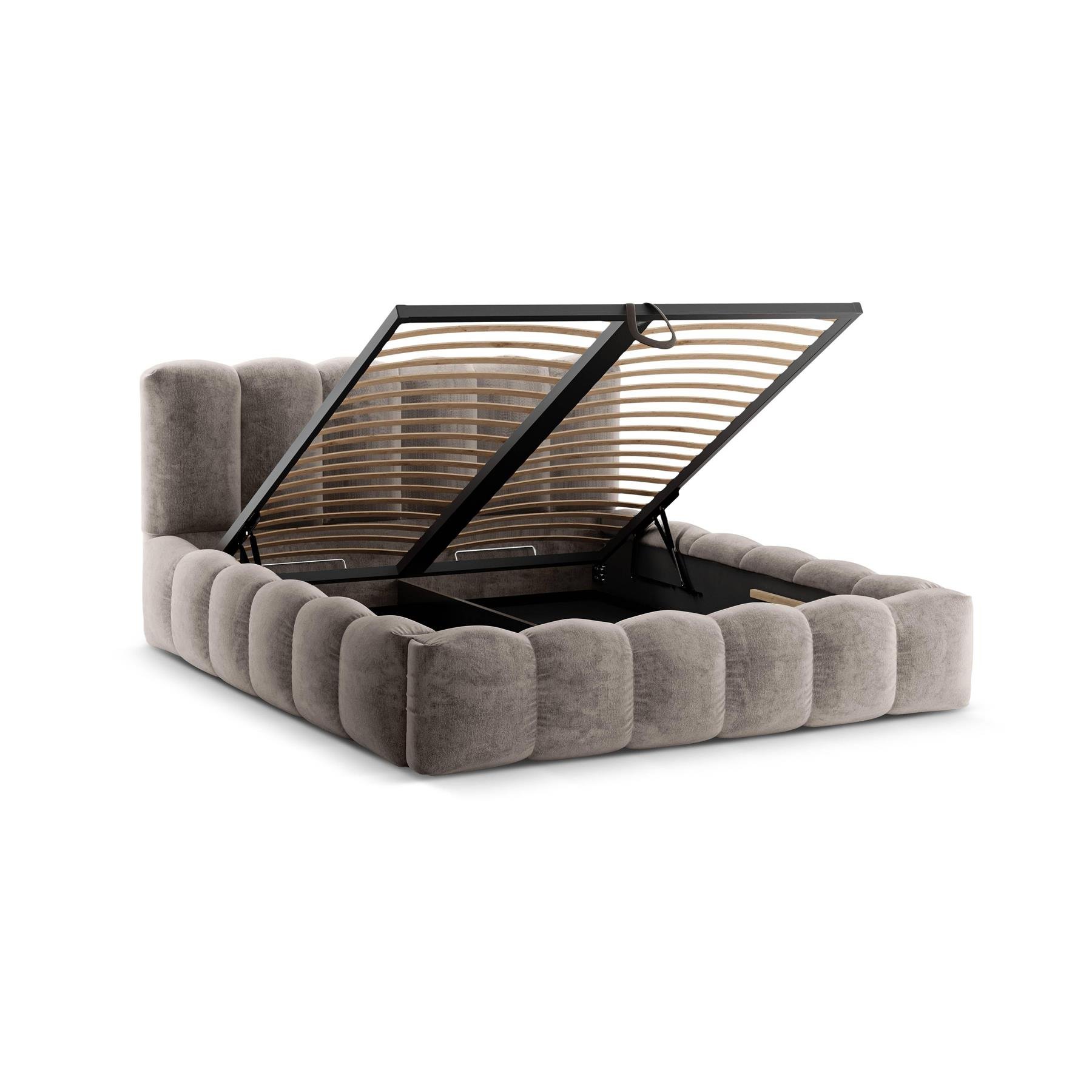Micadoni Bedframe met opbergvak Lupine 140 x 200 cm