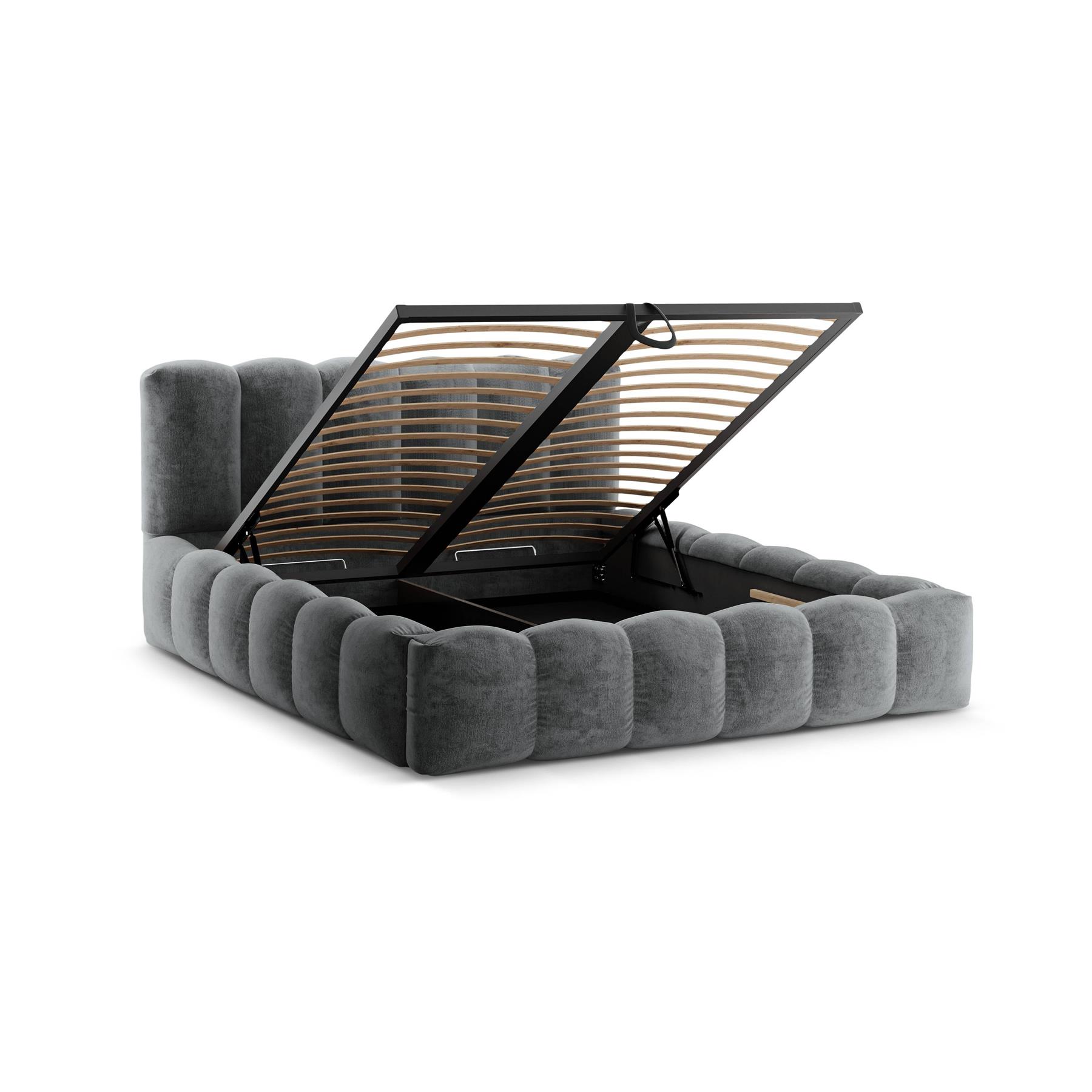 Micadoni Bedframe met opbergvak Lupine 140 x 200 cm