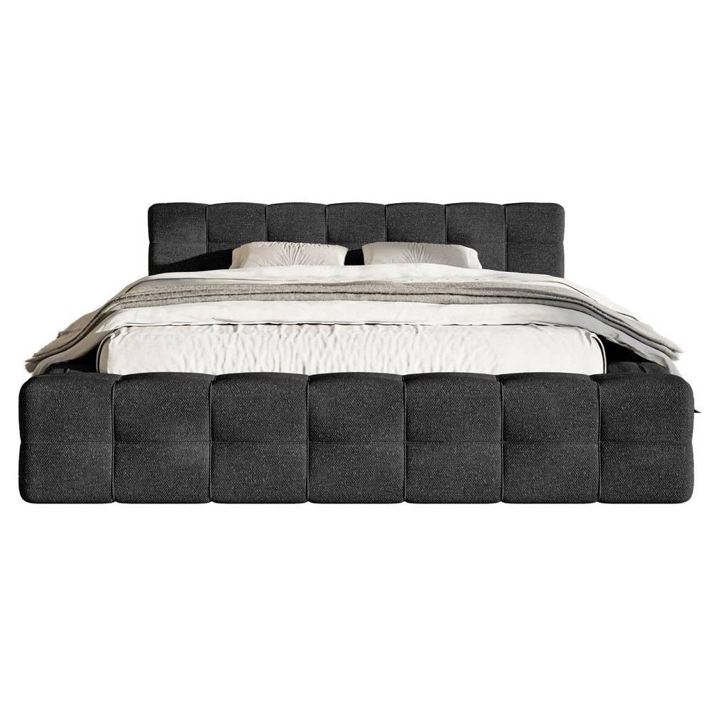 Selsey Design Tilly bedframe chenille met opbergvak 140 x 200 cm