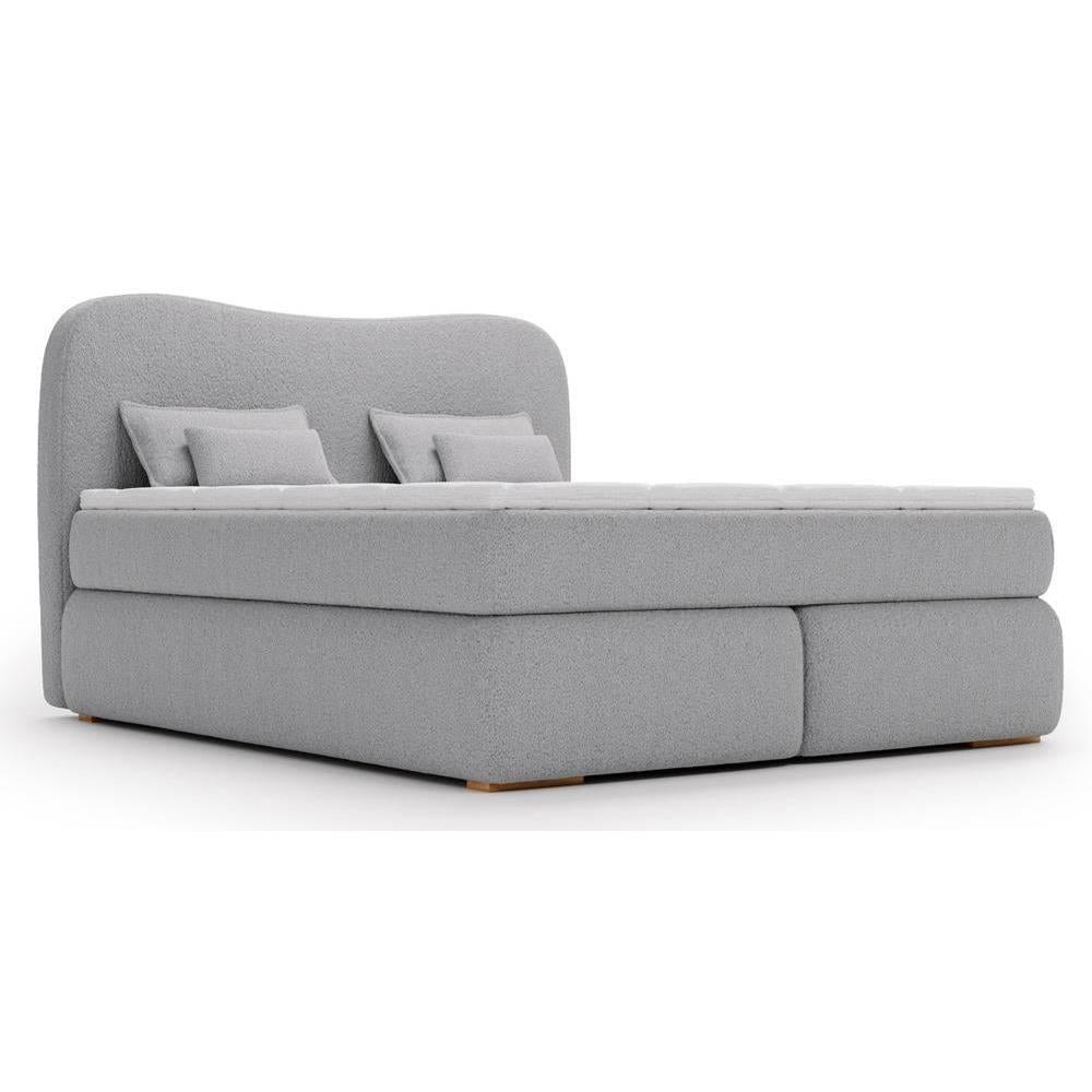 NADUVI Collection Lavelle boxspring bouclé 180 x 200 cm
