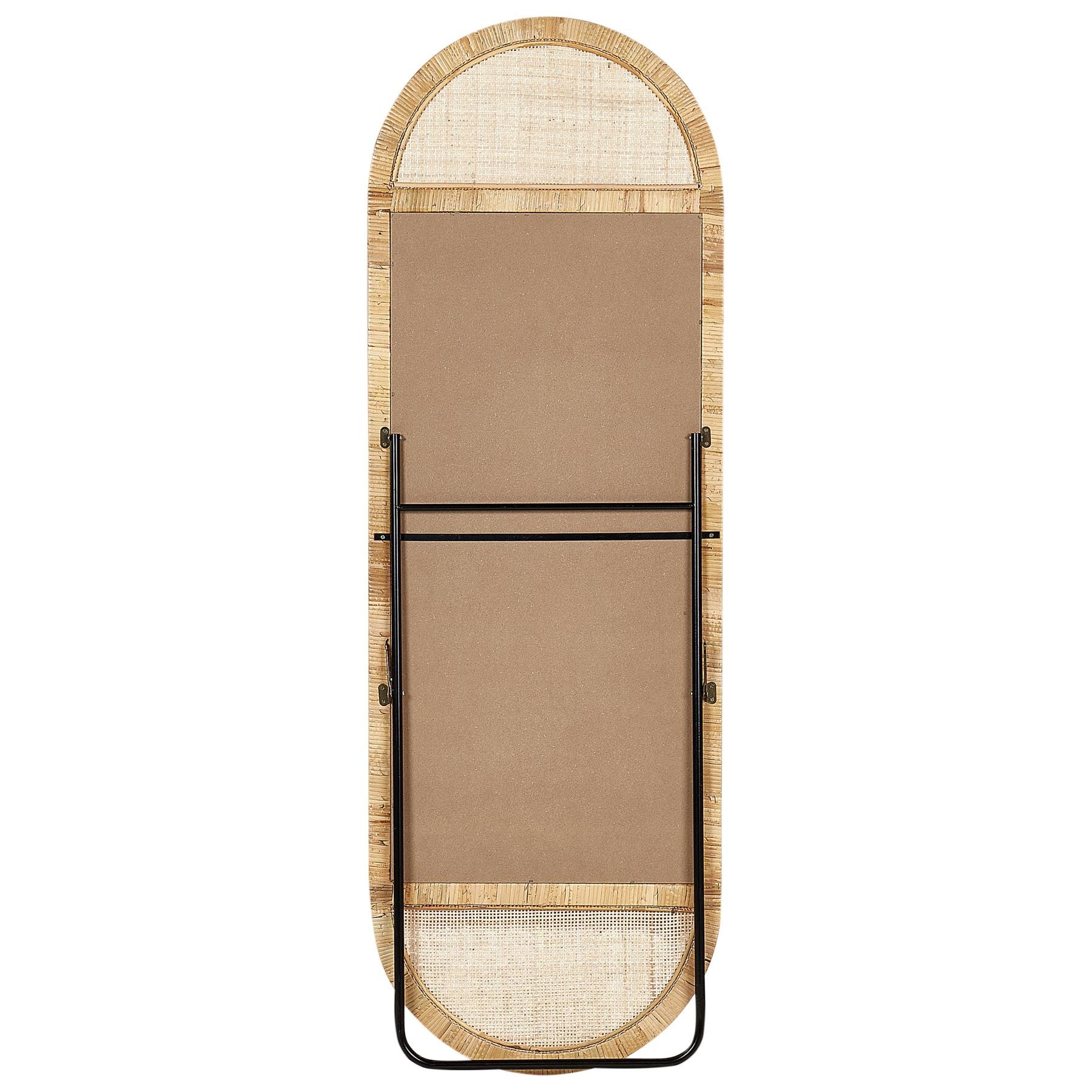 Beliani - BARGES - Wandspiegel - Naturel - Rotan