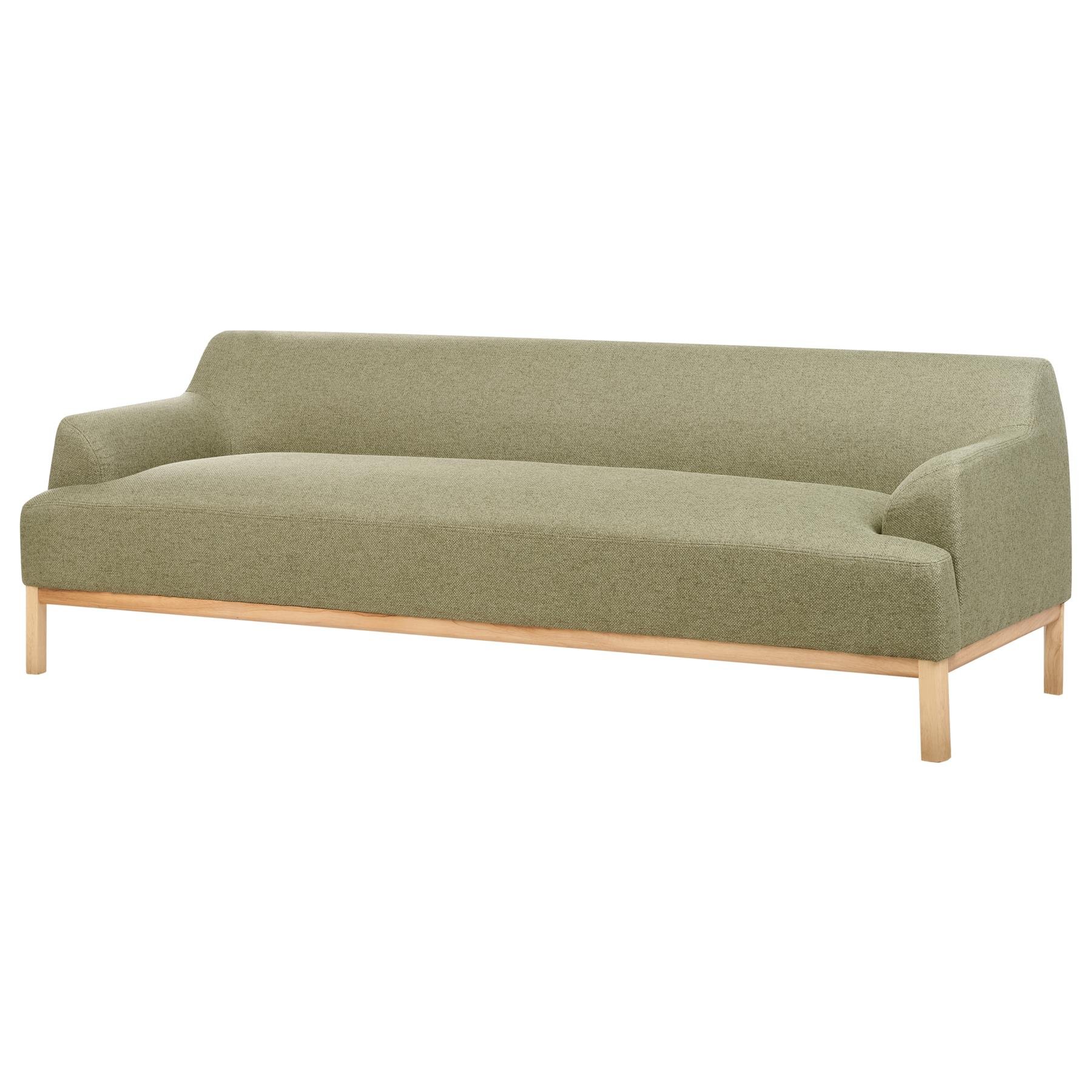 Beliani - SOSJO - Driezitsbank - Groen - Polyester