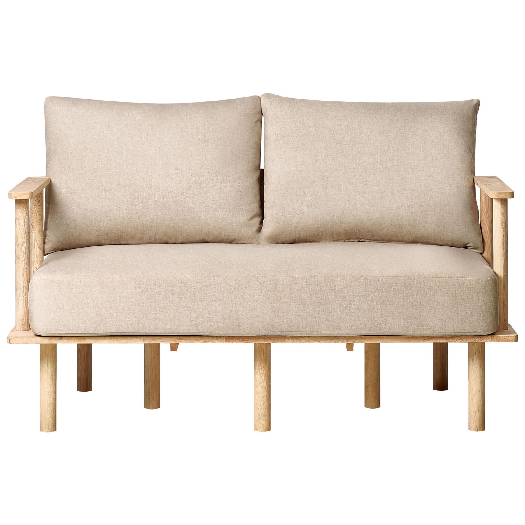 Beliani - ASKER - Woonkamer set - Beige - Polyester