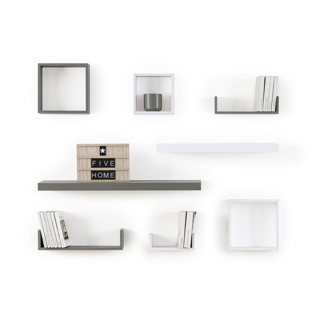 MISOU Zwarte Wandplanken Fotoplank Boekenplank Keuken Woonkamer Zwe...