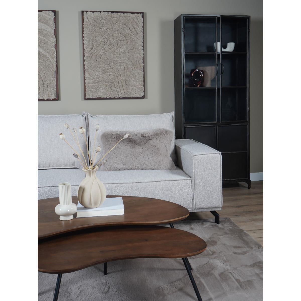 Home67 - Vitrinekast Leroy - 200 x 80 cm