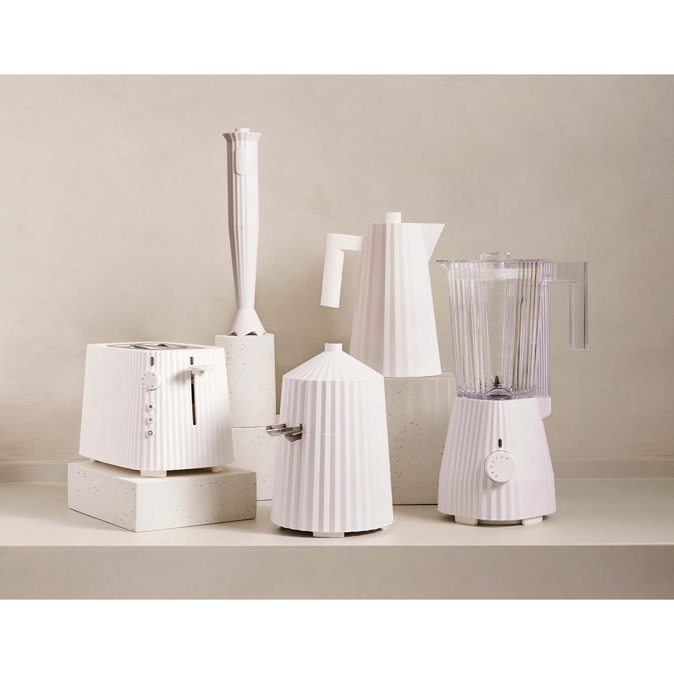 Alessi Staafmixer Set Plissé - Wit - Michele de Lucchi - MDL10S W