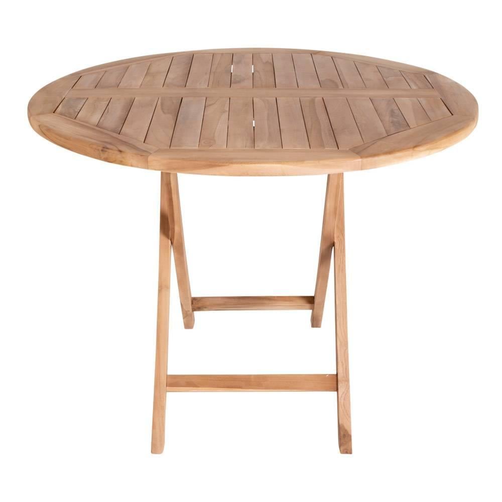 House Nordic Oviedo Ronde Eettafel Teakhout