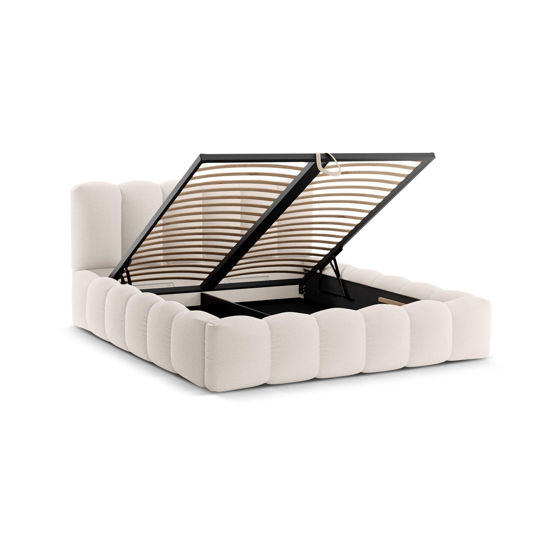 Micadoni Bedframe met opbergvak Lupine 160 x 200 cm