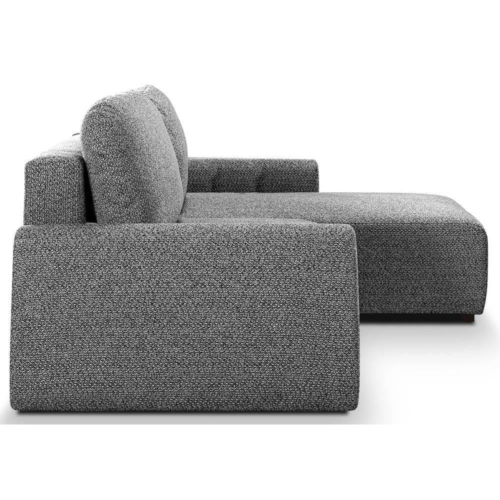 Selsey Design Talula hoekbank links|rechts chenille met slaapfunctie