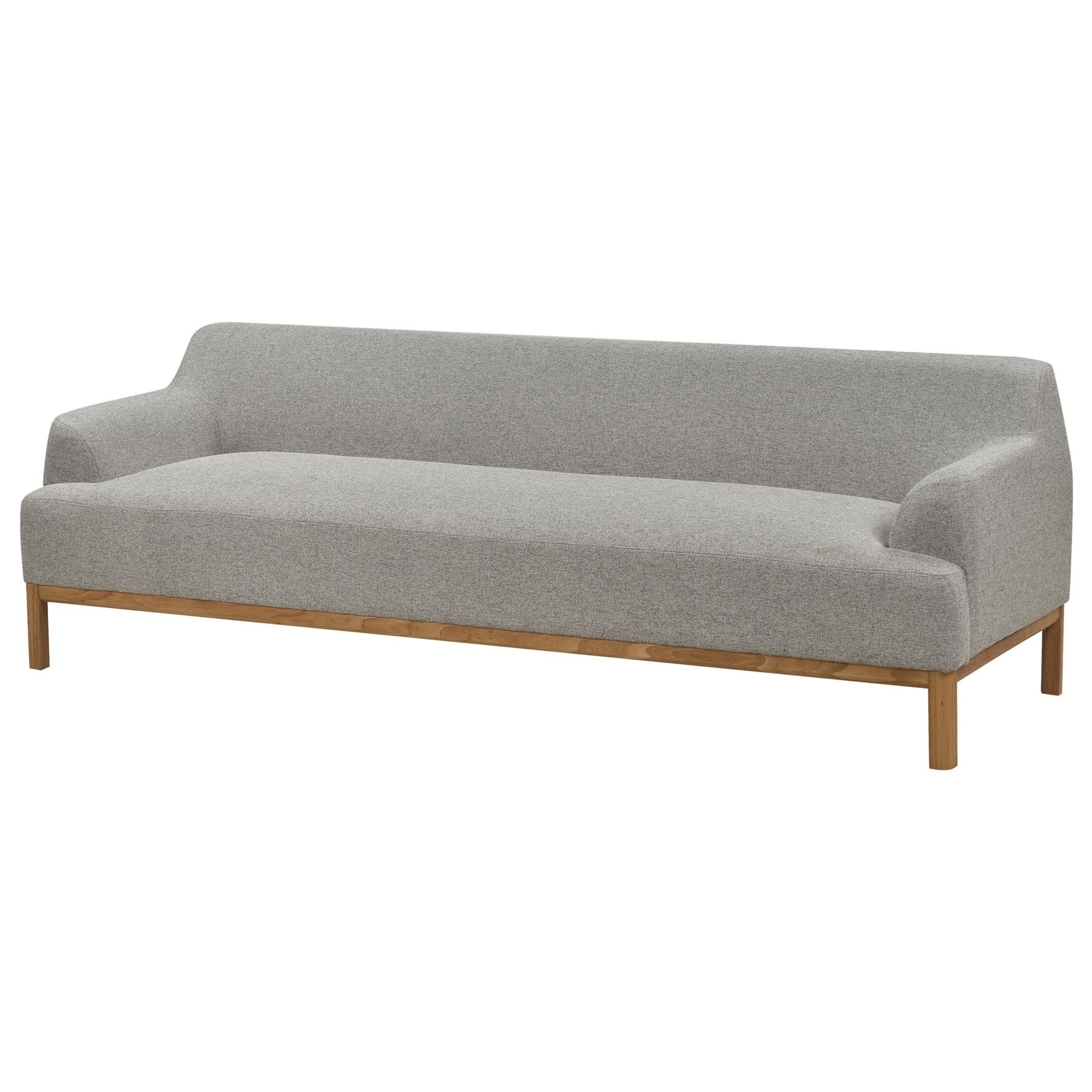 Beliani - SOSJO - Driezitsbank - Grijs - Polyester