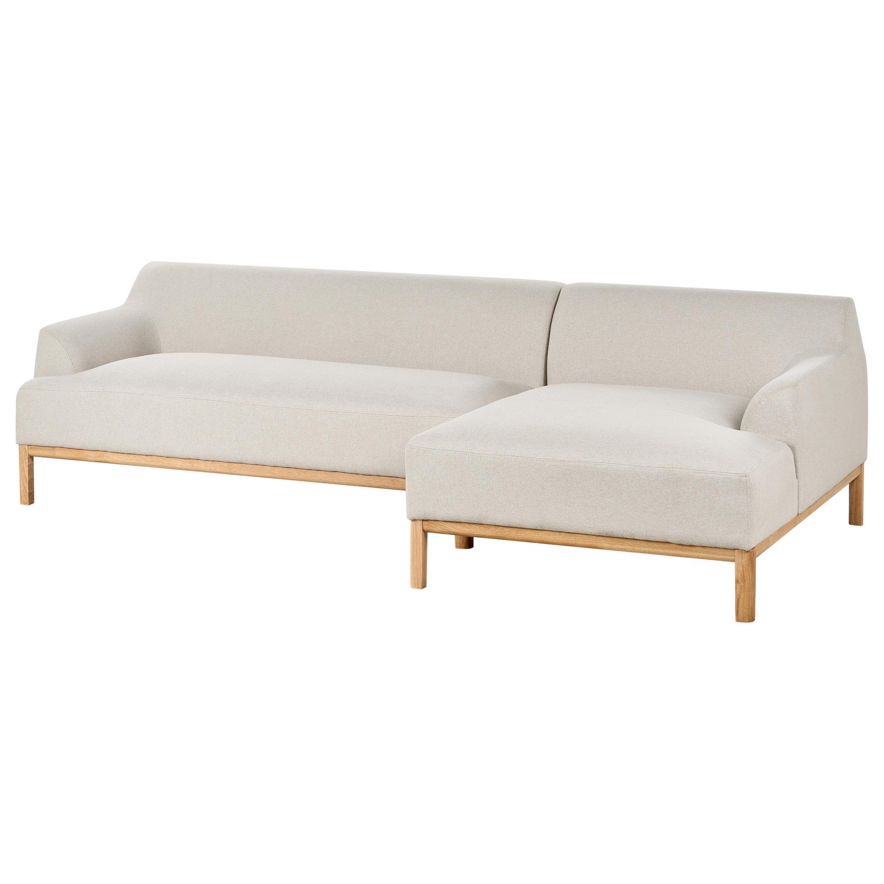 Beliani - SOSJO - Hoekbank - Lichtbeige - Linkszijdig - Polyester