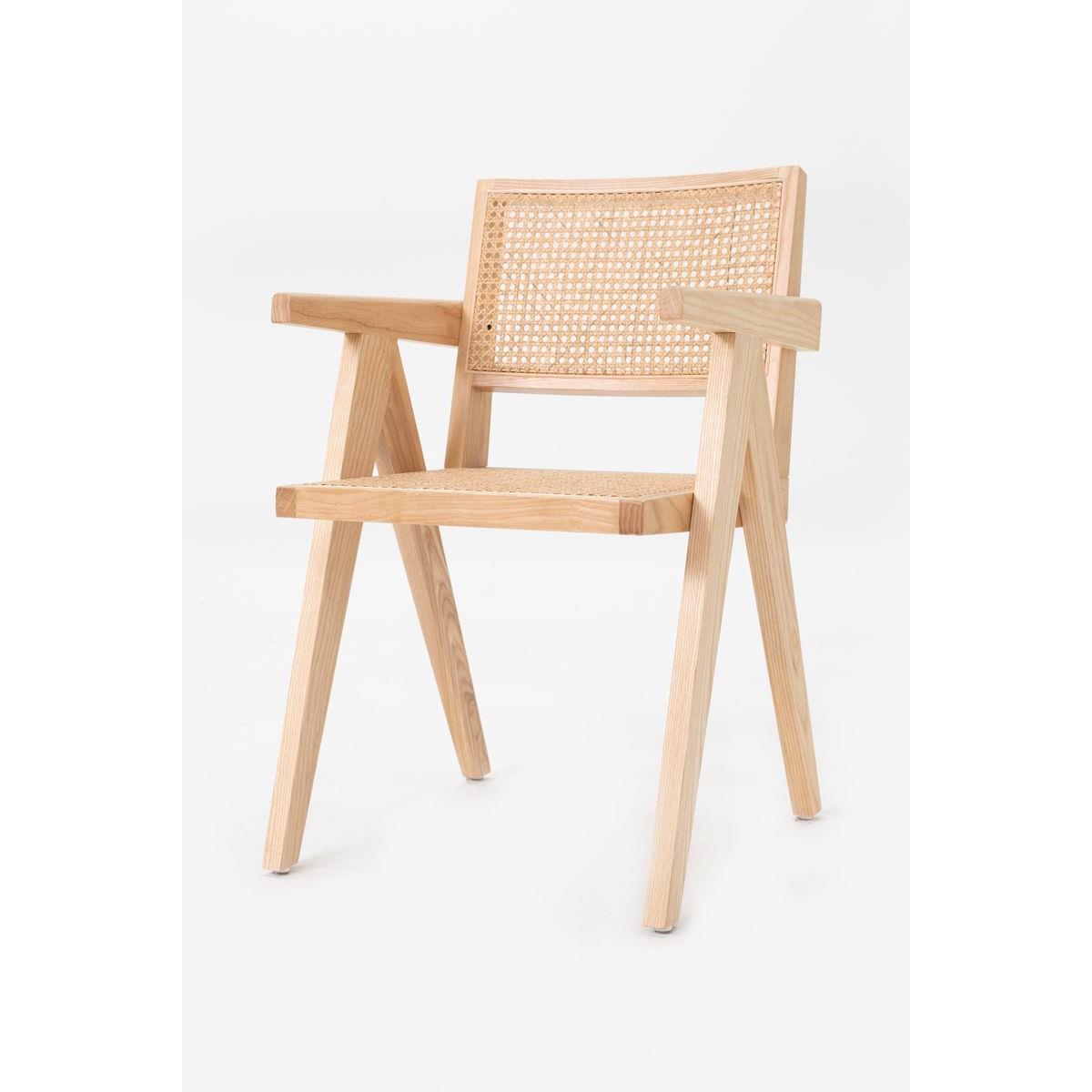 Sissy-Boy Houten eetkamerstoel rotan