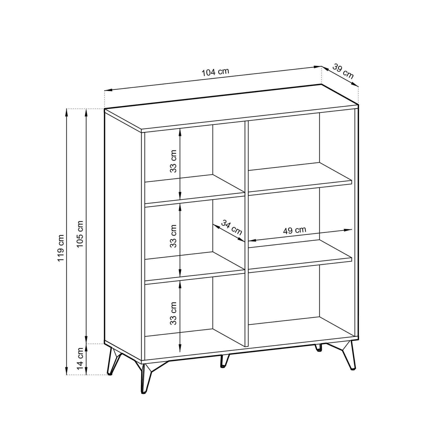 NADUVI Collection Dressoir Renée 2 deurs