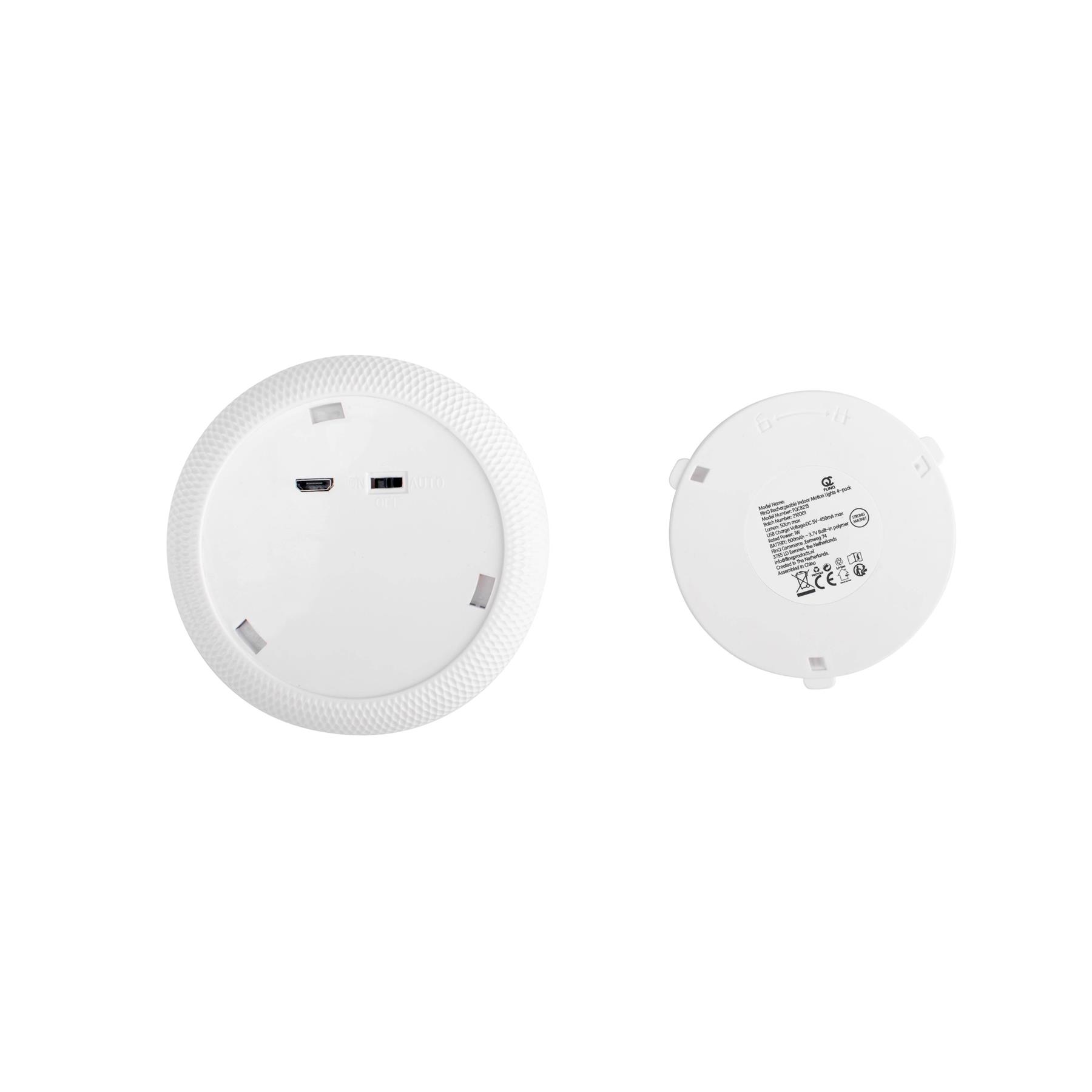 FlinQ Set van 4 lampen met bewegingssensor Move