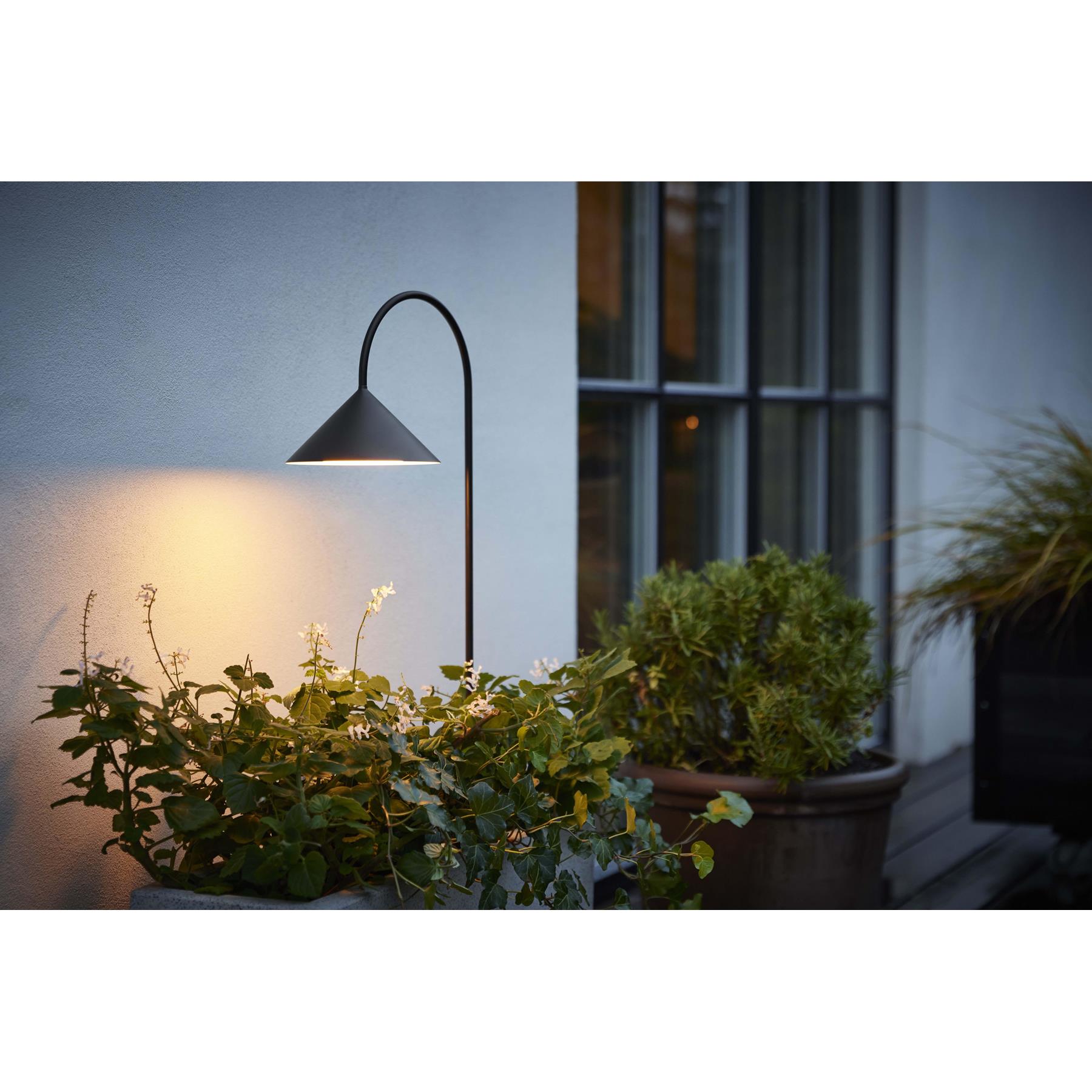 Frandsen Grasp sokkellamp H60 LED oplaadbaar matt black