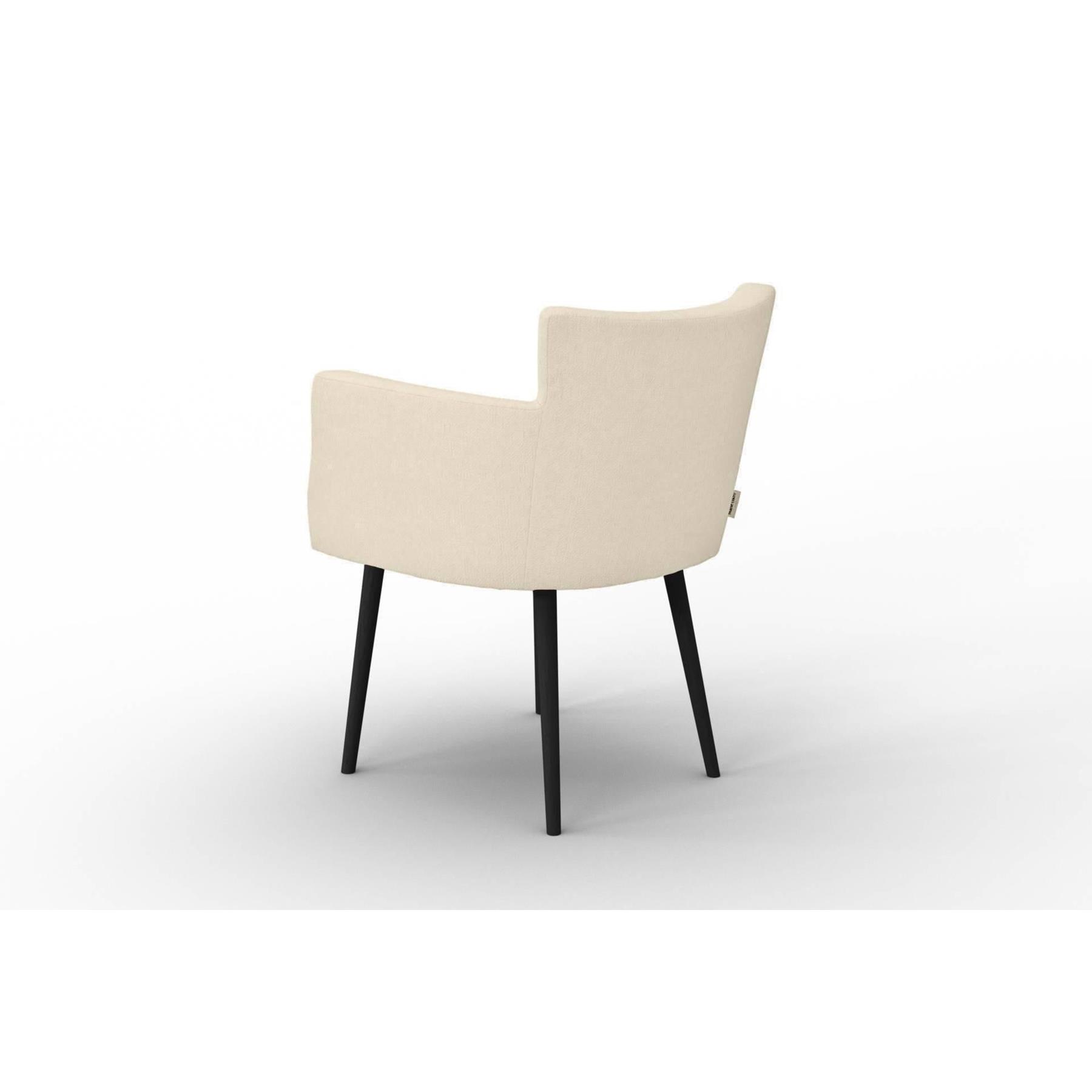 NADUVI Collection Set van 2 eetkamerstoelen Billie linnen