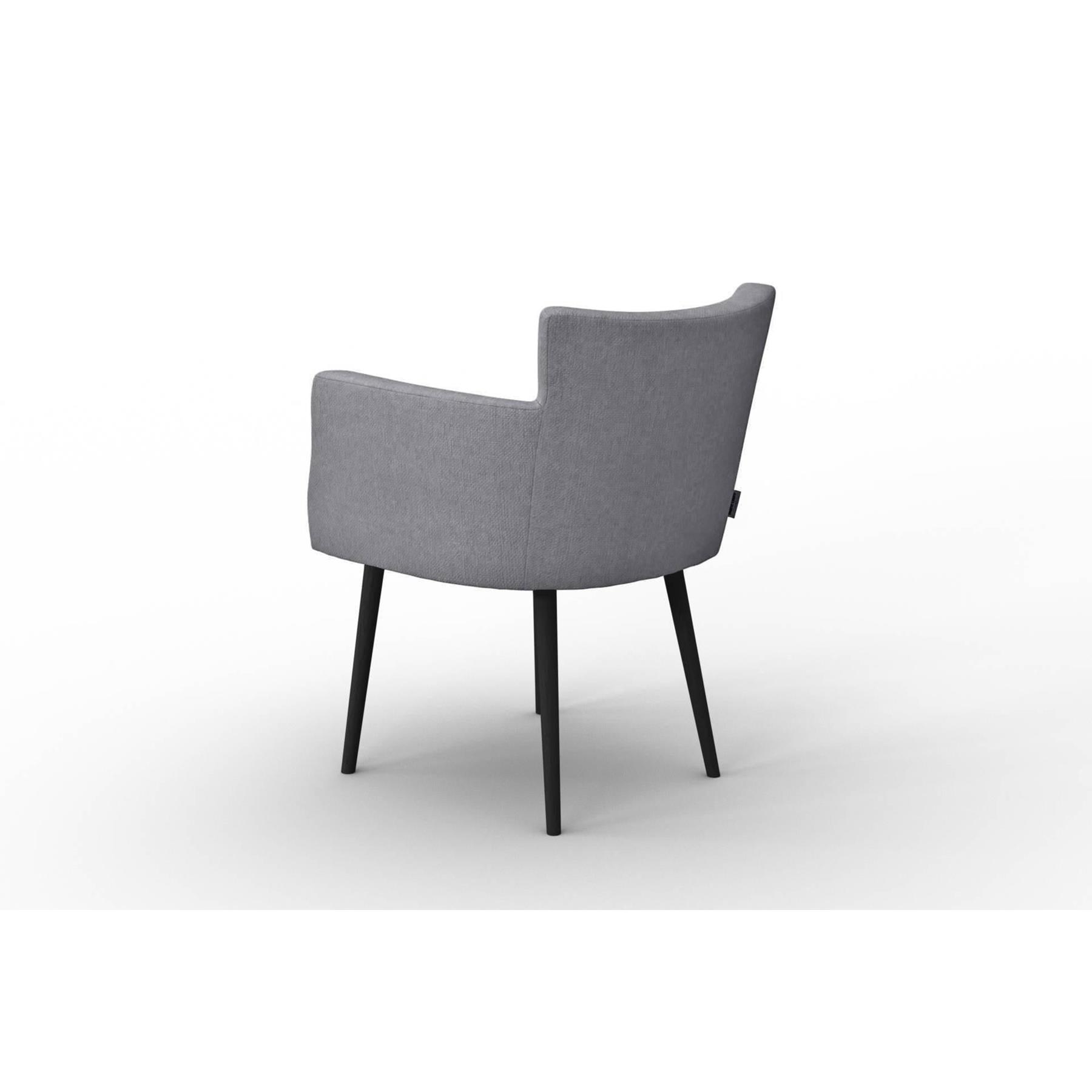 NADUVI Collection Set van 4 eetkamerstoelen Billie linnen