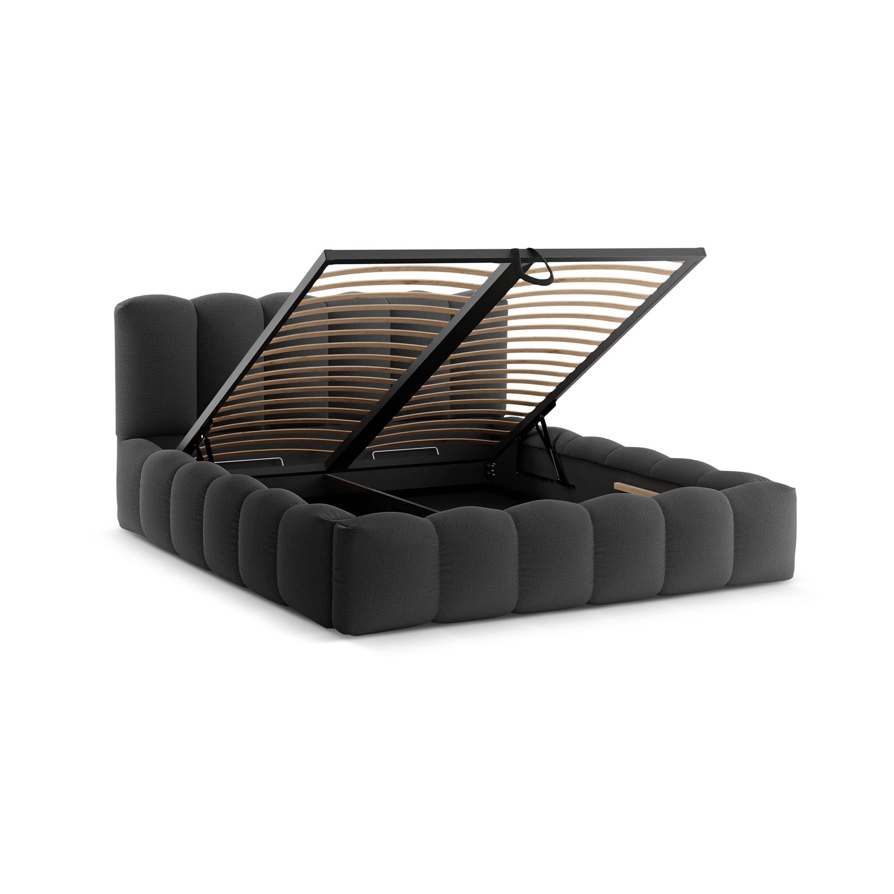 Micadoni Bedframe met opbergvak Lupine 140 x 200 cm