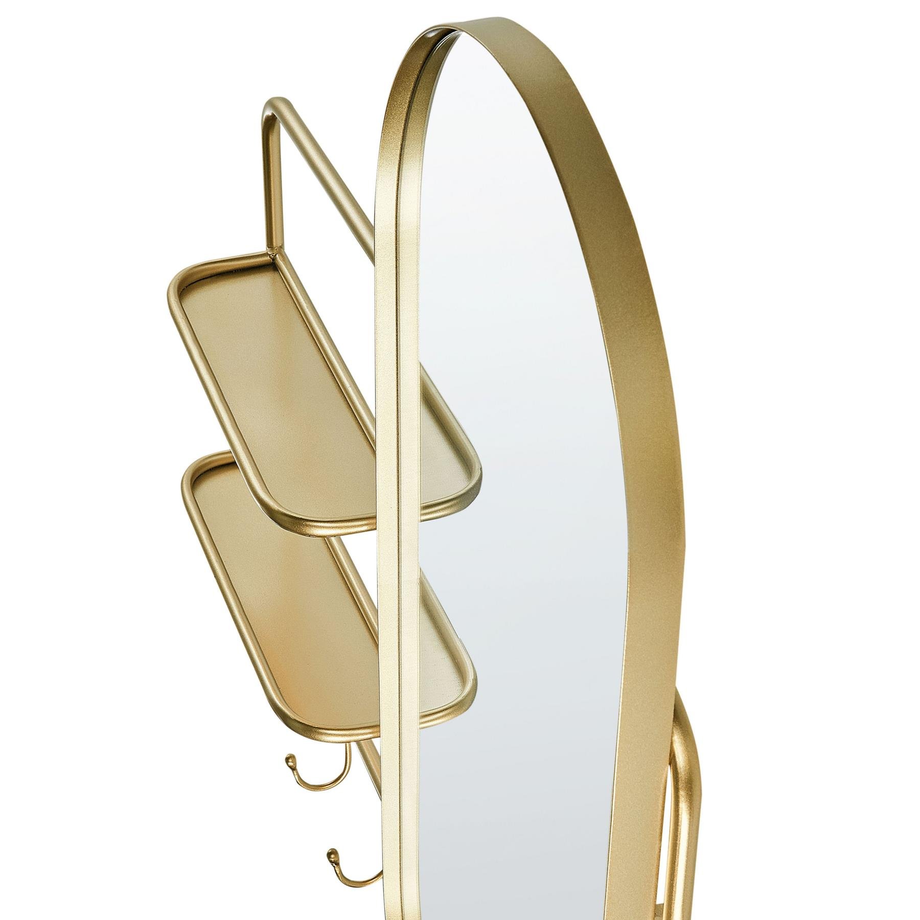 Beliani - BRION - Wandspiegel - Goud - Glas
